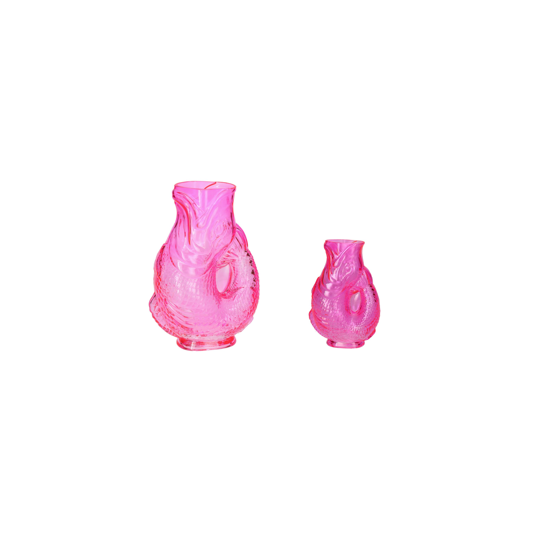 Jacquard Fischvase pink