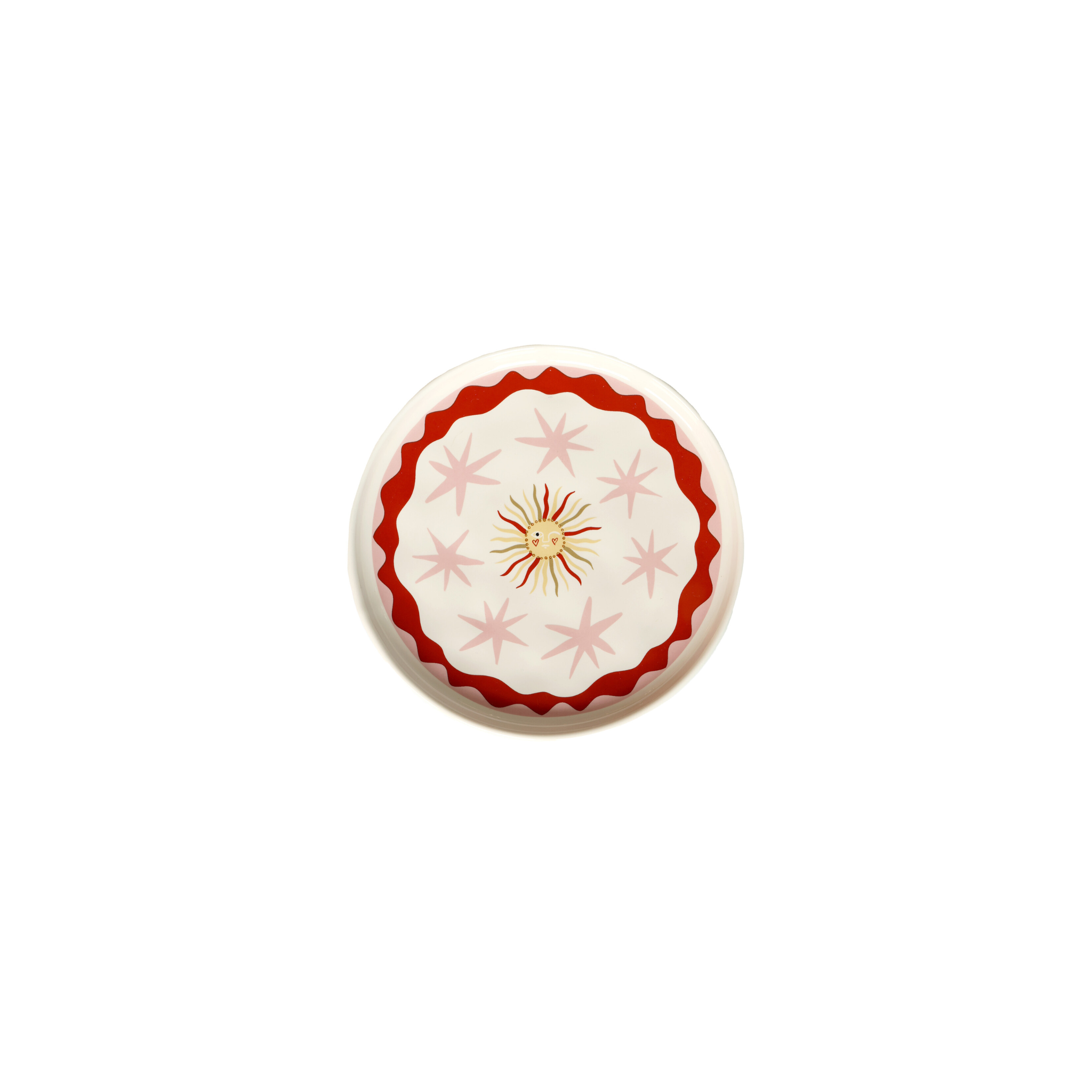 Servierplatte Sun & Pink Stars