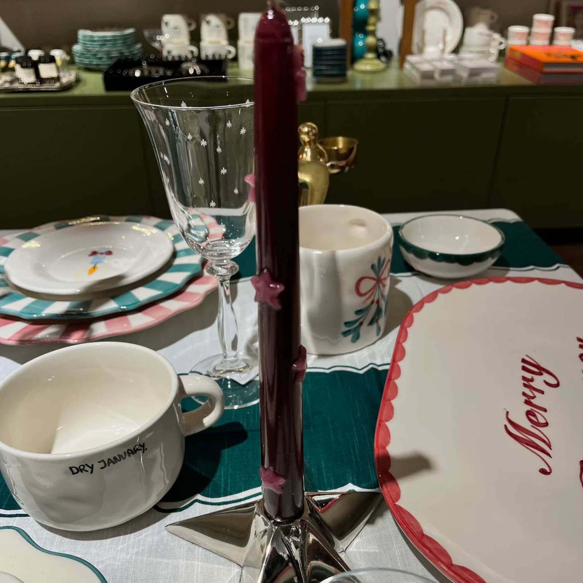 Noel Night Stars 3D Stabkerzen 2er Set