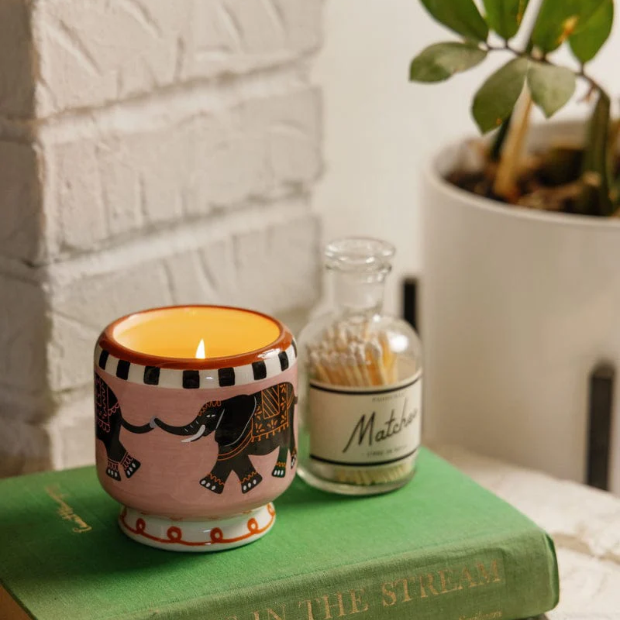 Adopo Keramik Kerze Tobacco Vanilla