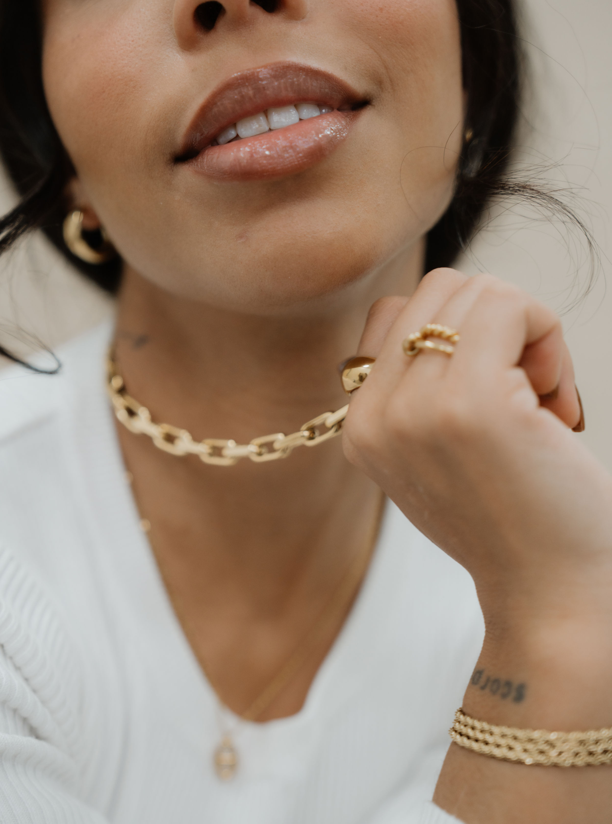 Bold Clip Necklace