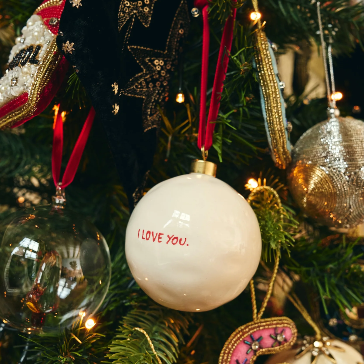 I Love You Ornament Christbaumschmuck