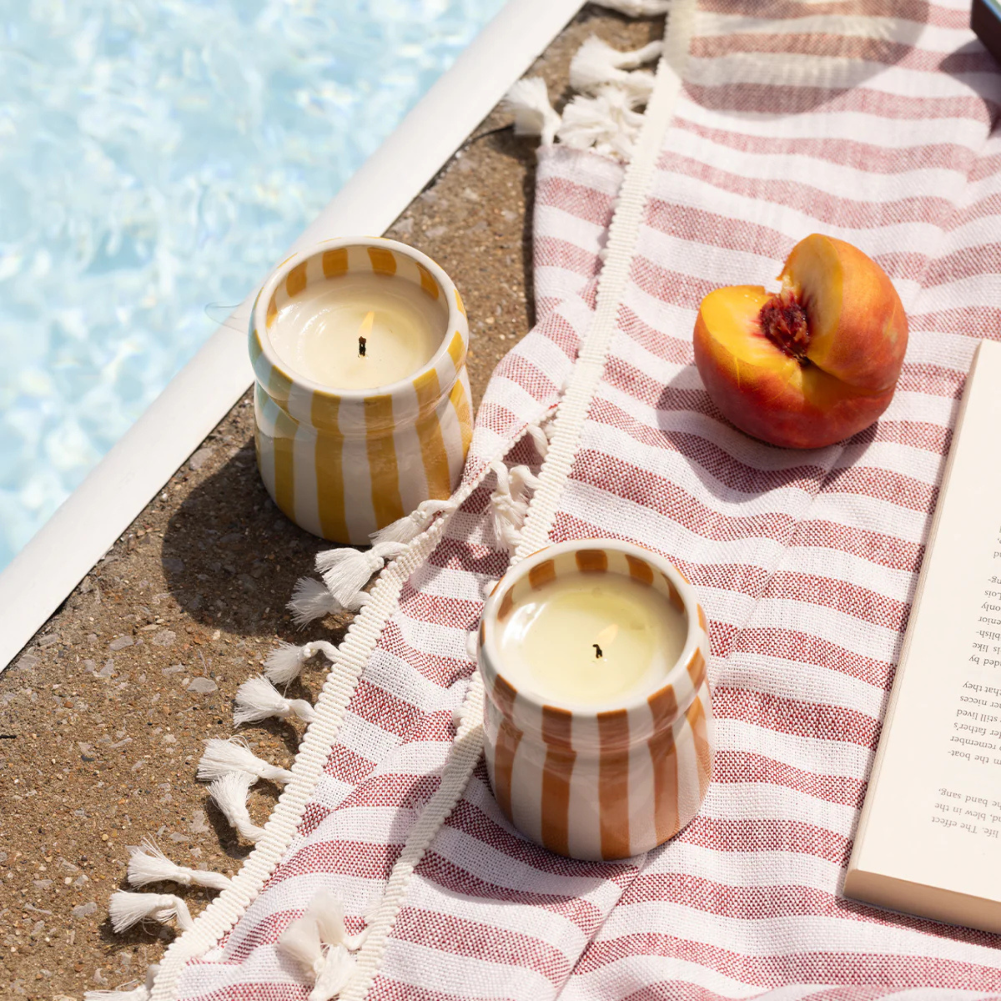 Cabana Keramik Kerze - Sienna Sunset