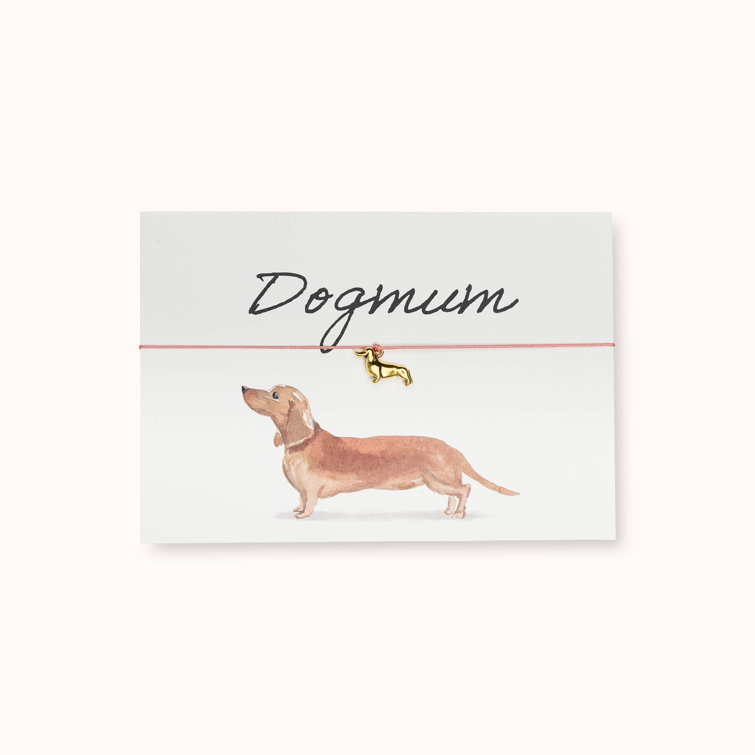 Armbandkarte: Dogmum - Dackel