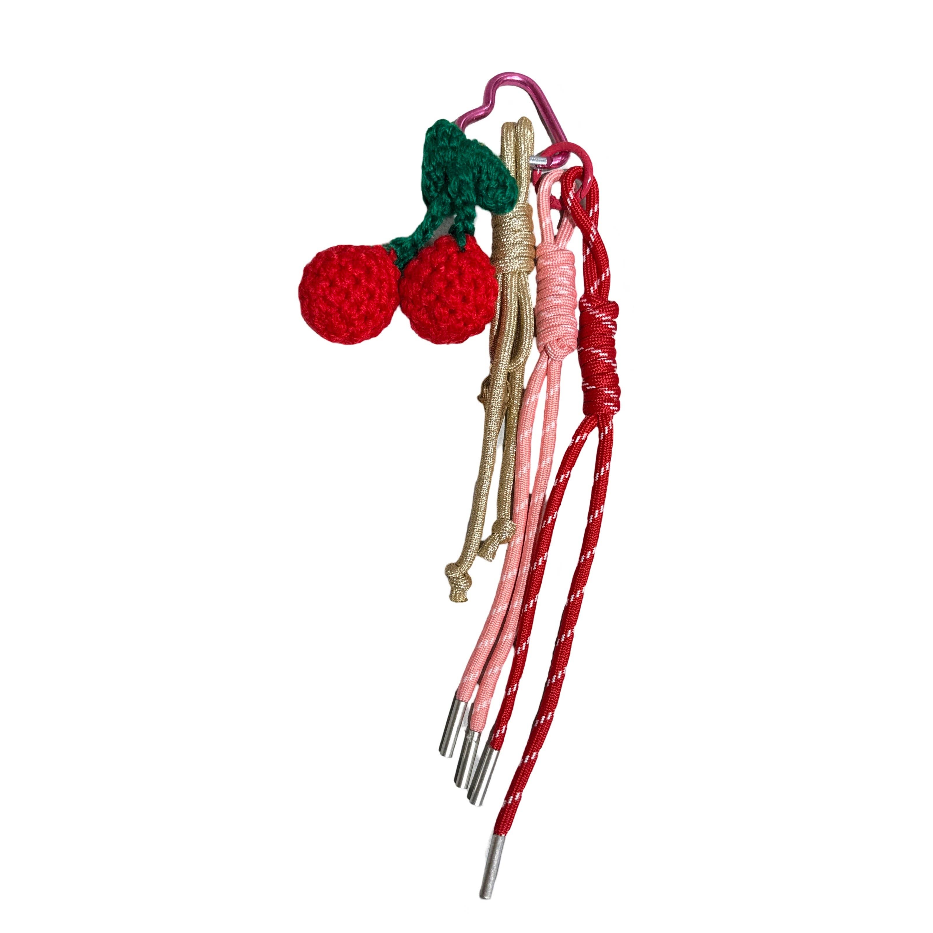 Lucky Loop Taschen- und Schlüsselanhänger Cherry