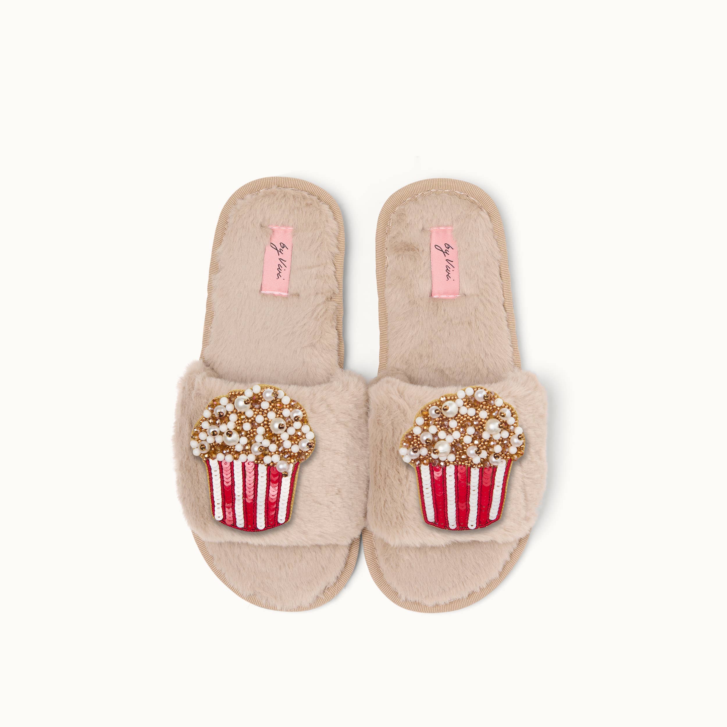 Paar Broschen: Popcorn