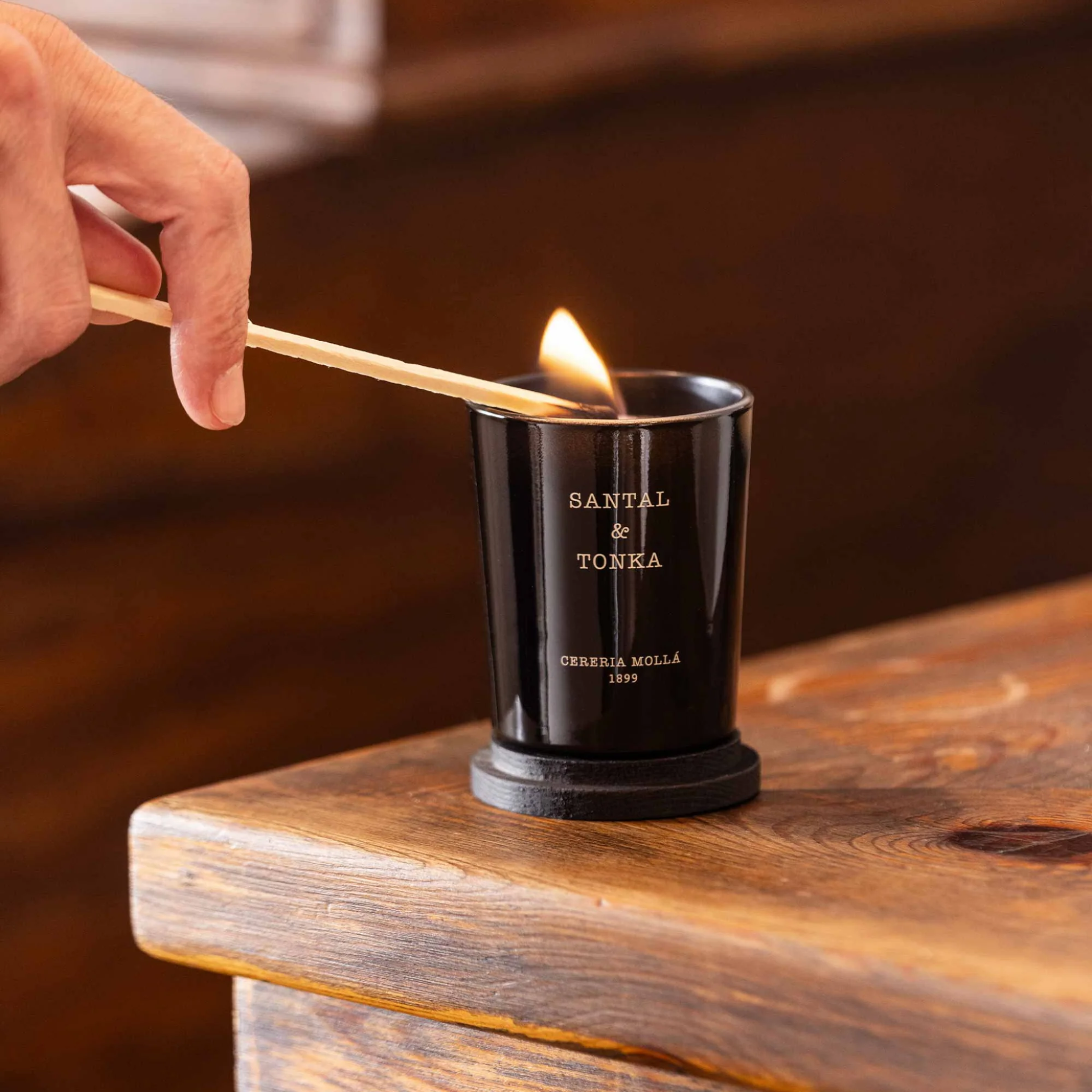 SANTAL & TONKA MINI PREMIUM DUFTKERZE 70 GR