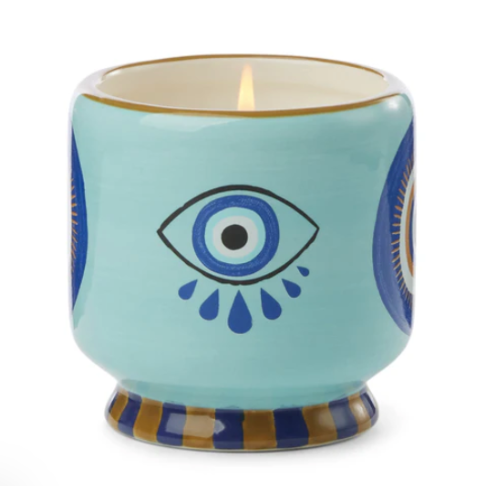 Adopo Keramik Kerze "Auge" Weihrauch & Rauch 226g