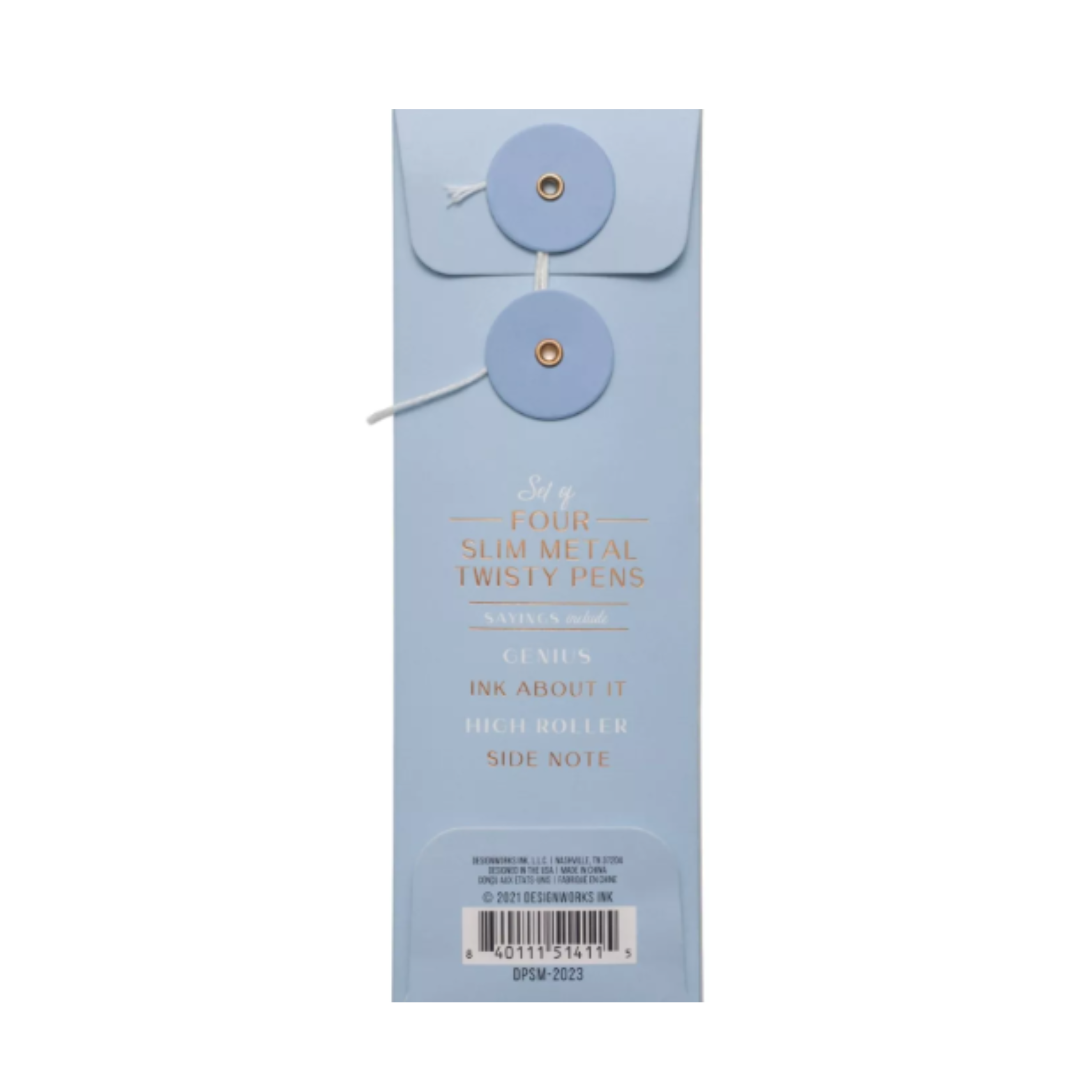 Twisty Slim Metallfüller "blue" (4erSet)