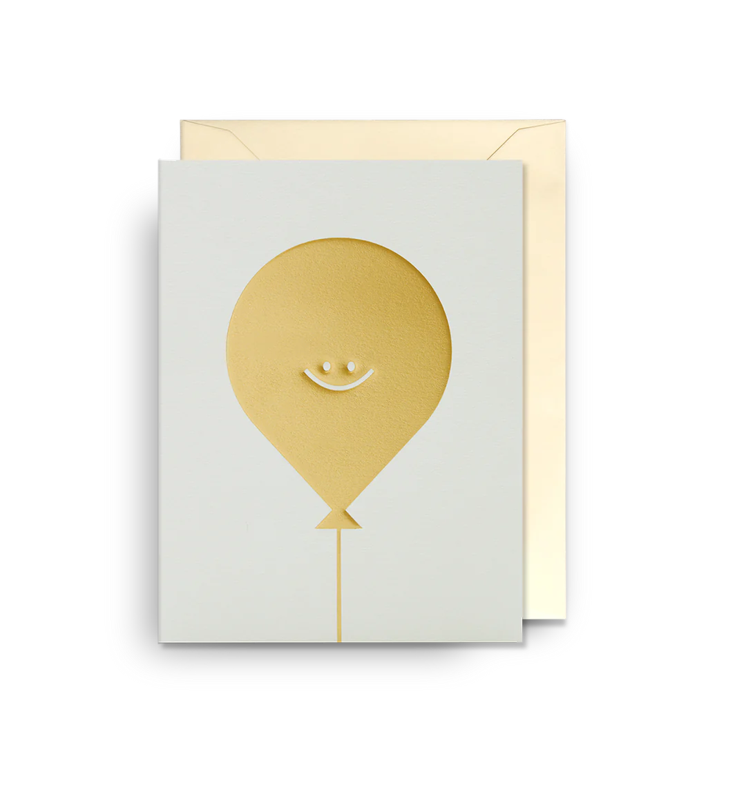 Golden Balloon Mini Card