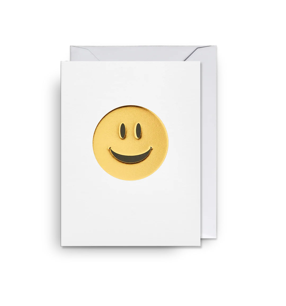 Golden Smiley Mini Card