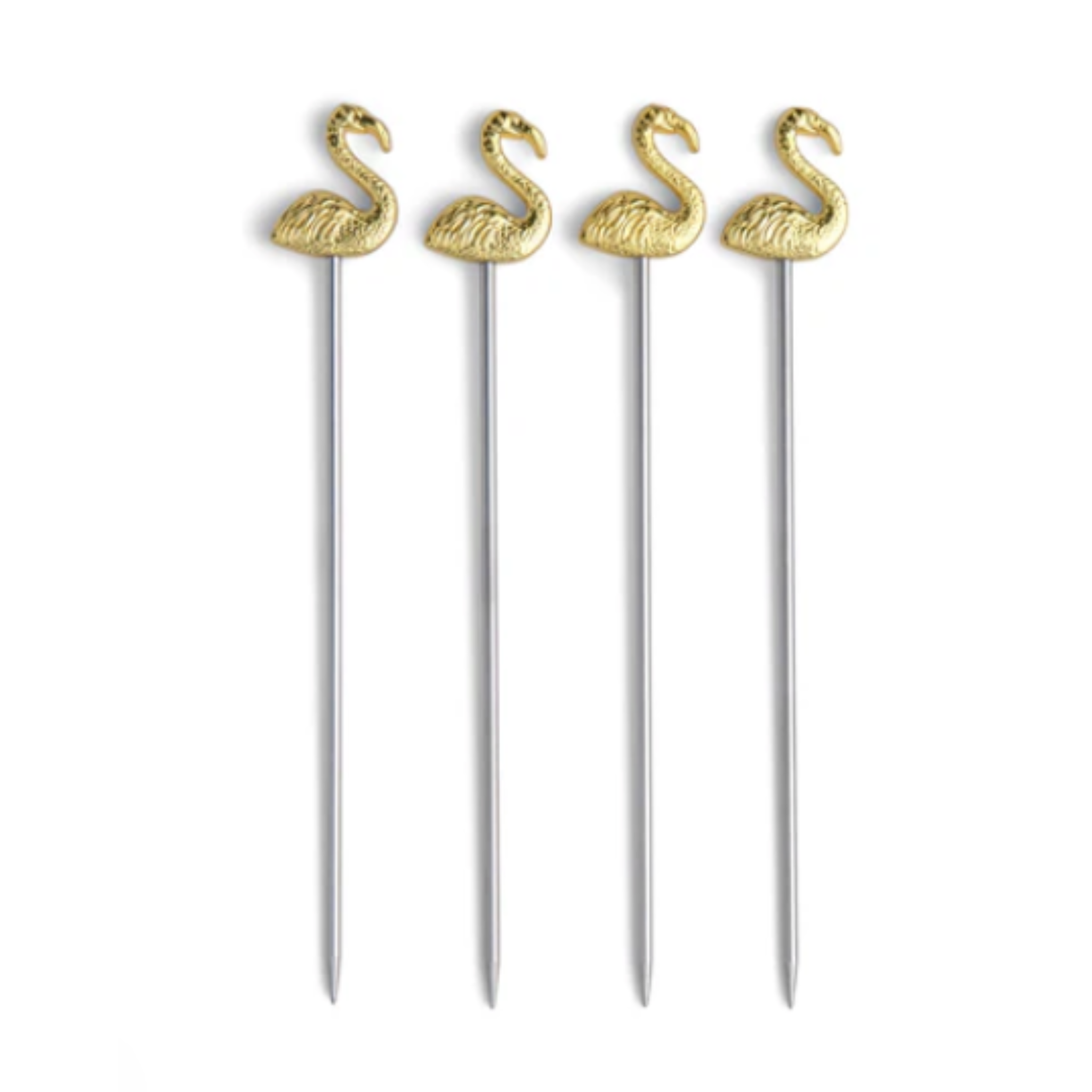 Lily Flamingo Cocktail-Spieße - 4er Set