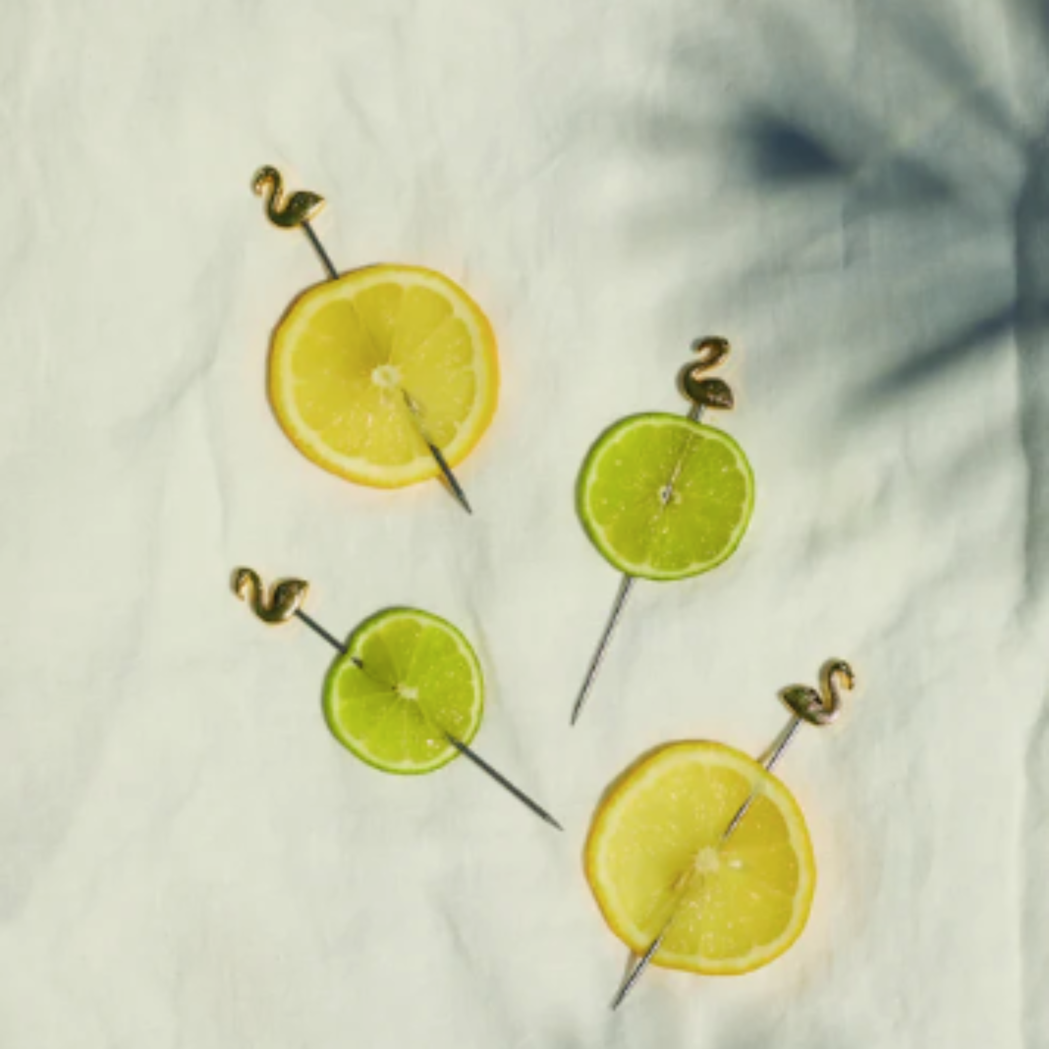 Lily Flamingo Cocktail-Spieße - 4er Set