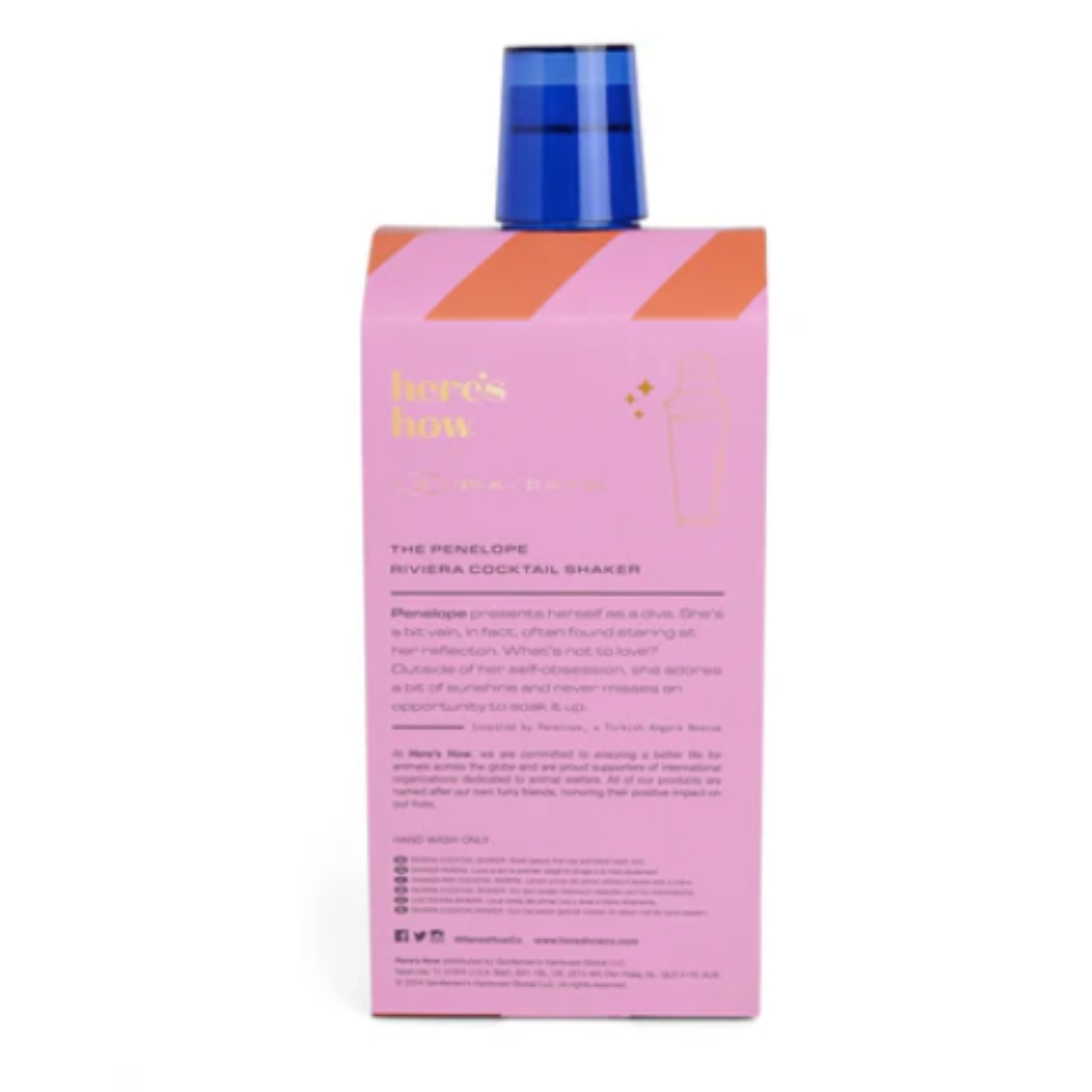 Penelope Cocktail Shaker Kobalt