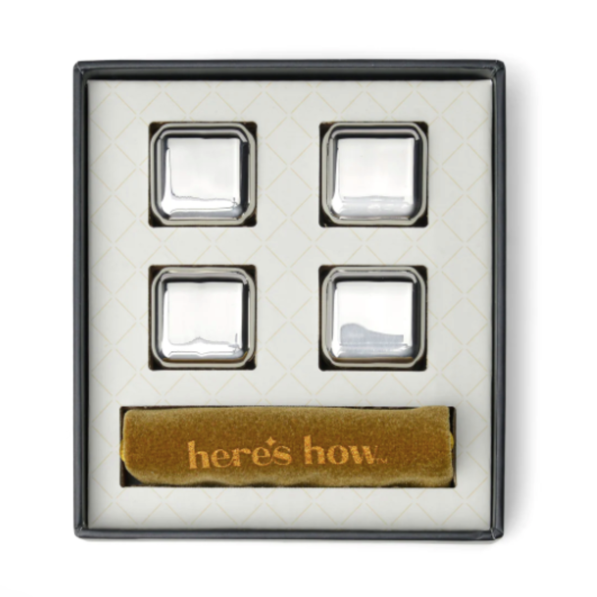 Ruby Cocktail-Kühler Silber - 2er Set