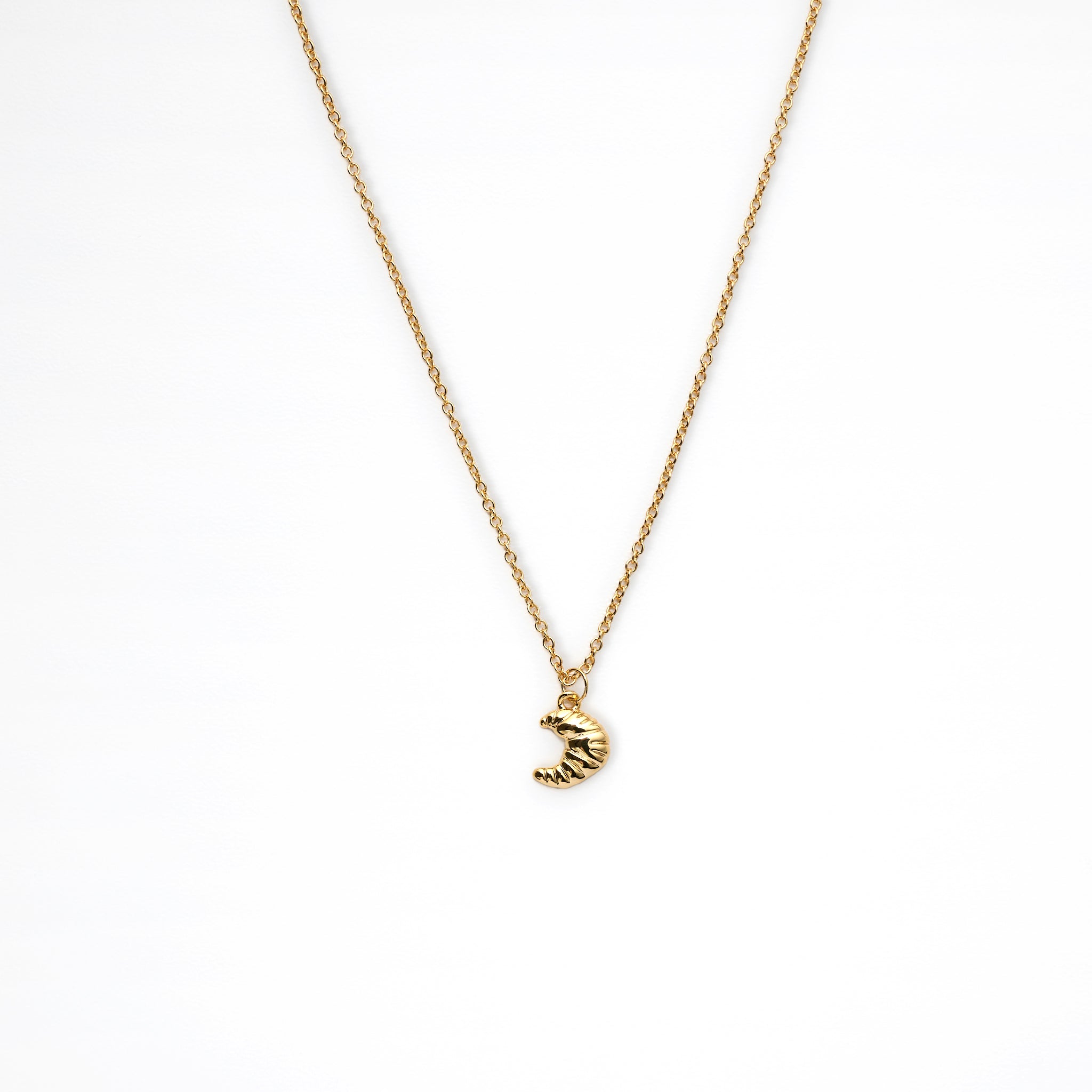 Tiny Croissant Necklace