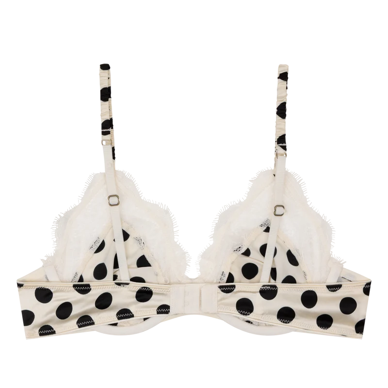 Lovely Wired Bra in Polka Dot