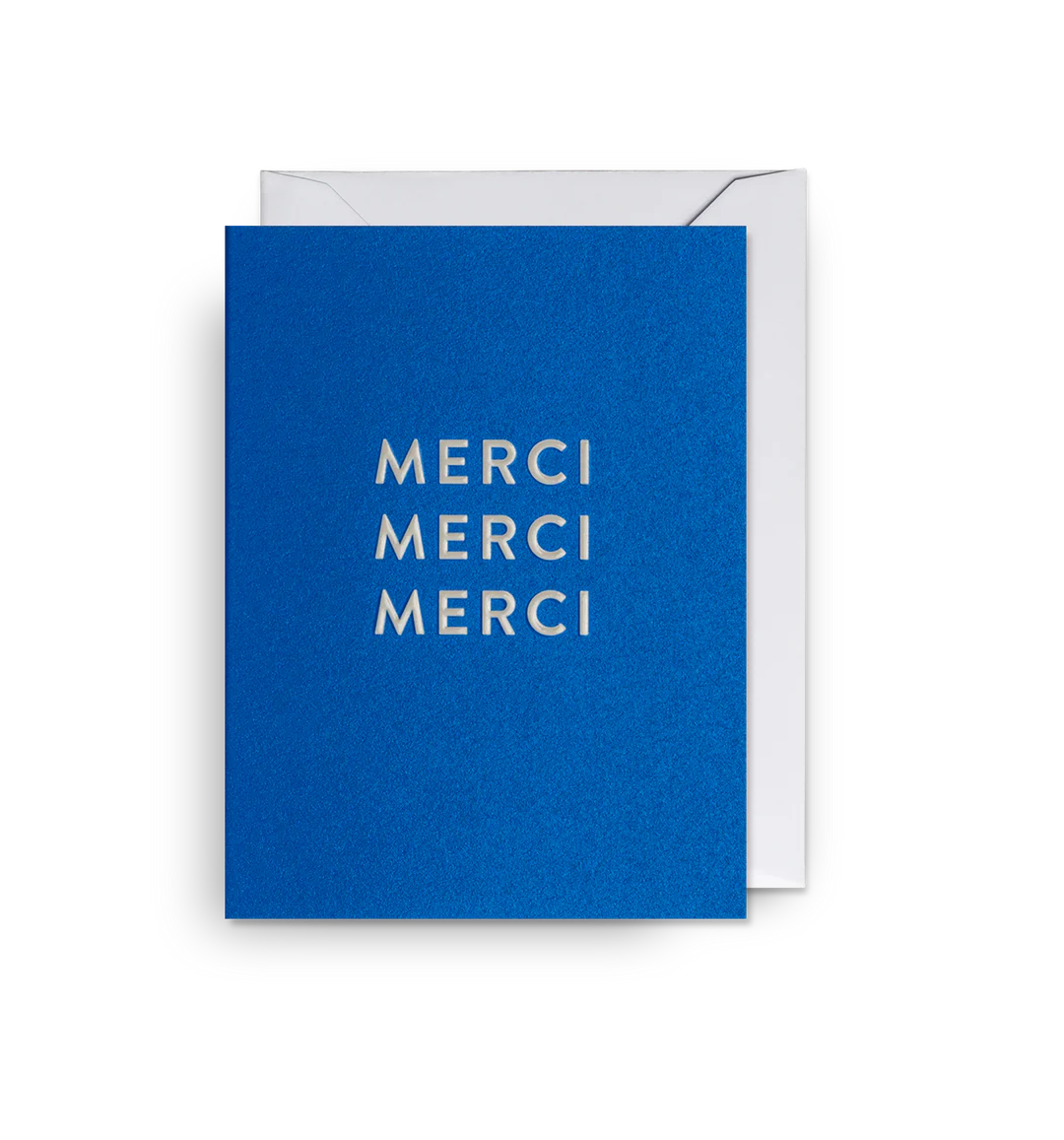 Merci Merci Merci Thank You Mini Card