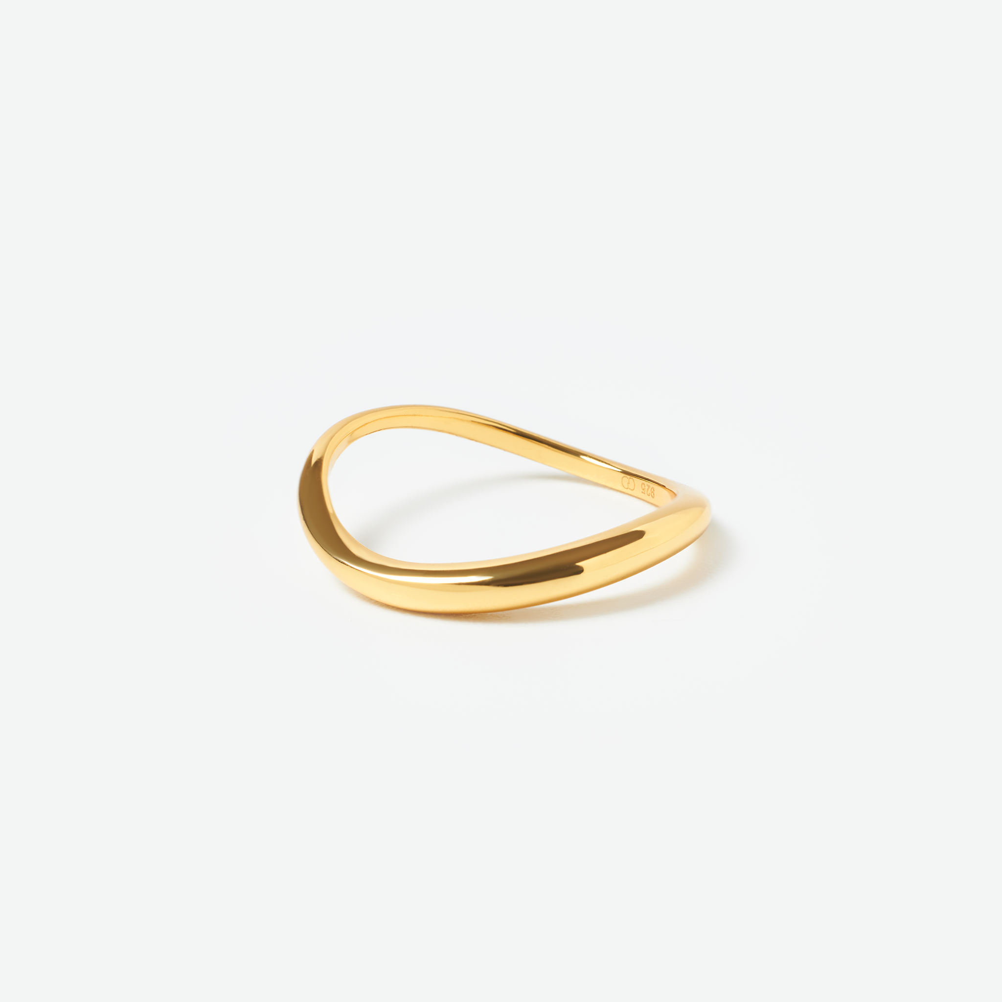 Soleil Wave Plain Ring