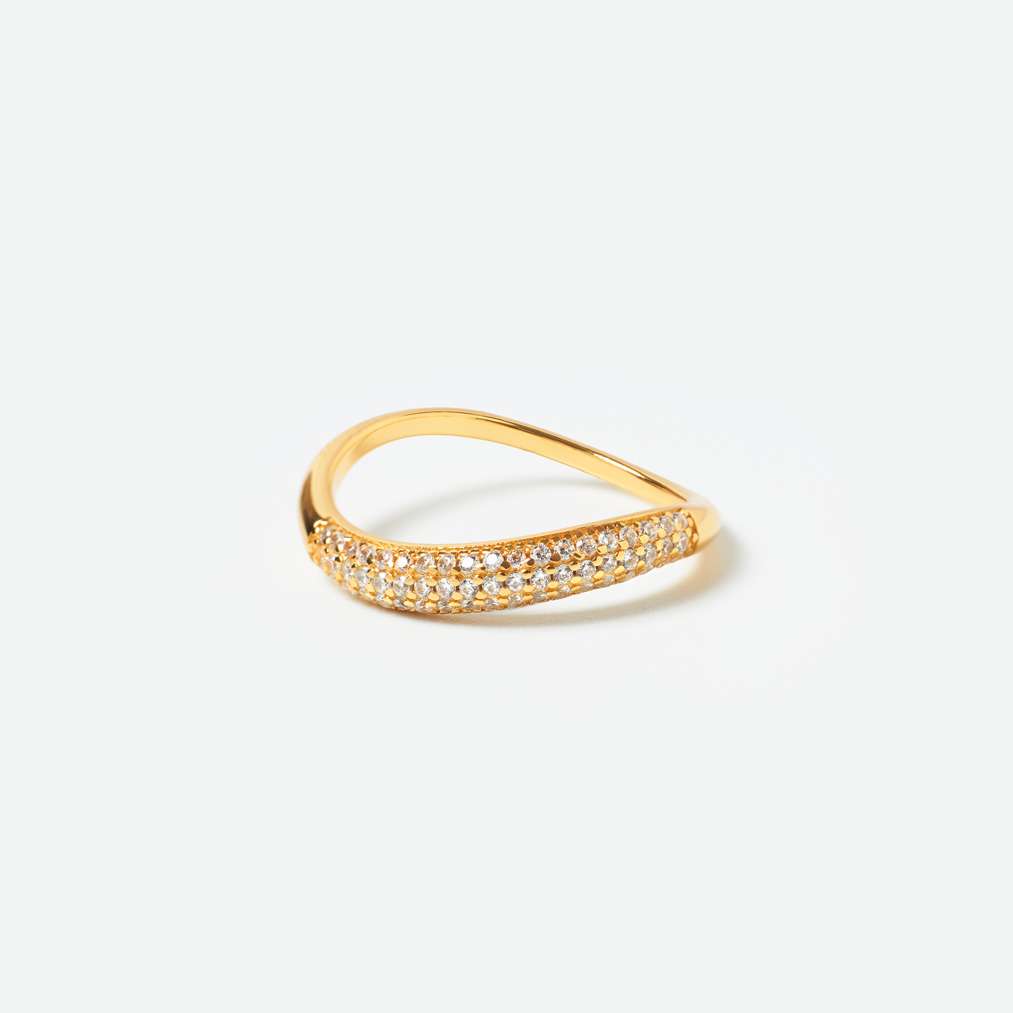 Soleil Wave Spark Ring