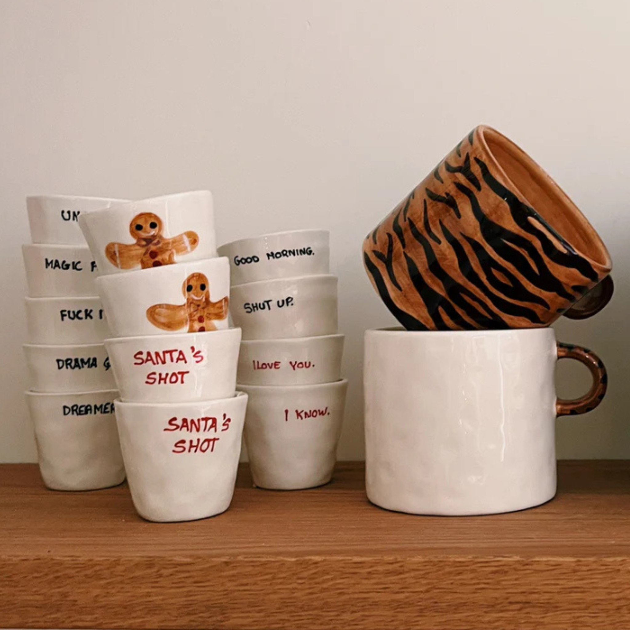 Tigerprint-Henkel Tasse