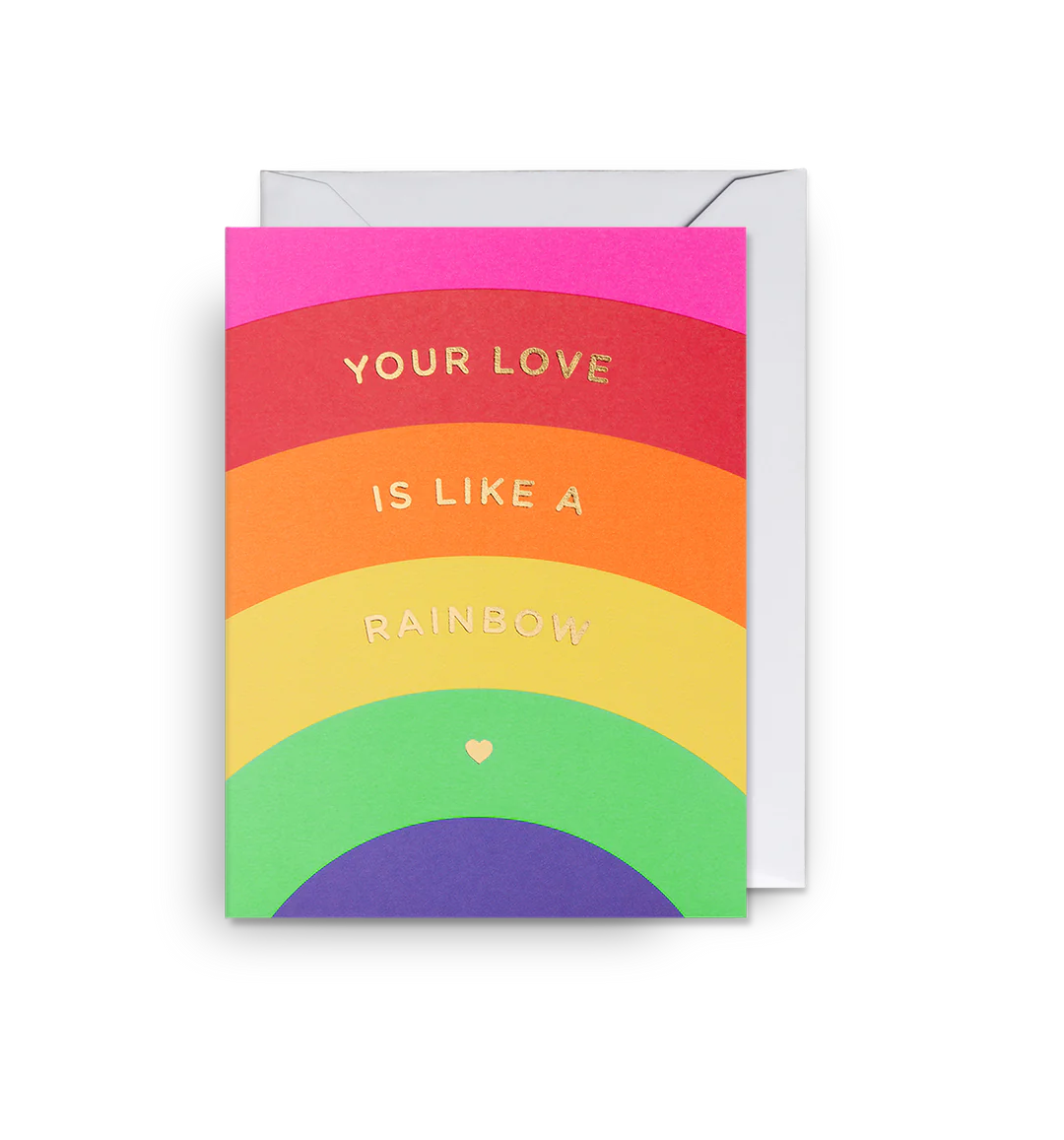 Your Love is Like a Rainbow Mini Card