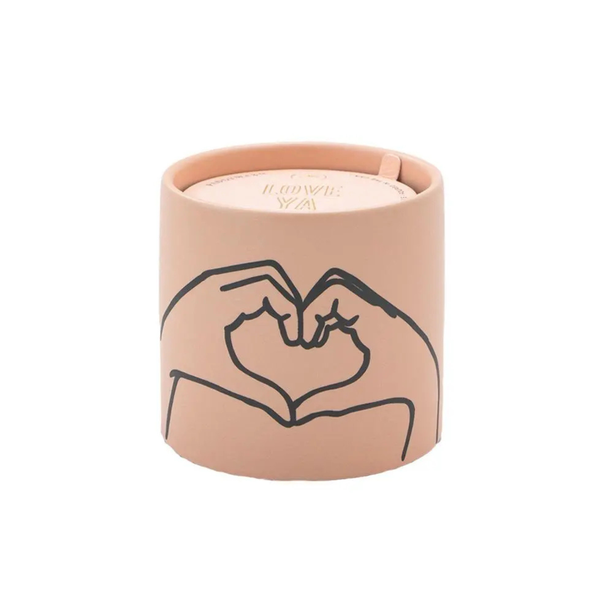 Keramik Kerze "Love Ya" - Tobacco & Vanilla