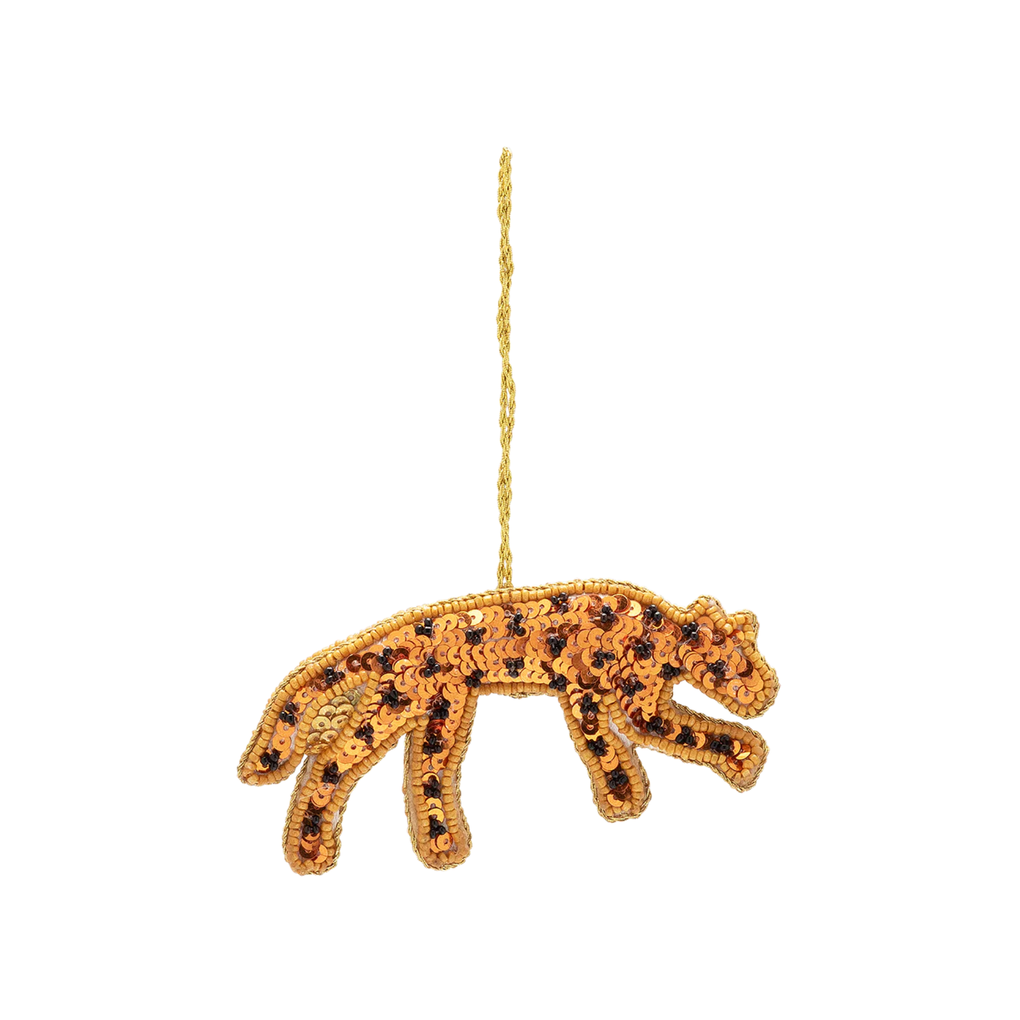 Festive Leopard Christbaumschmuck