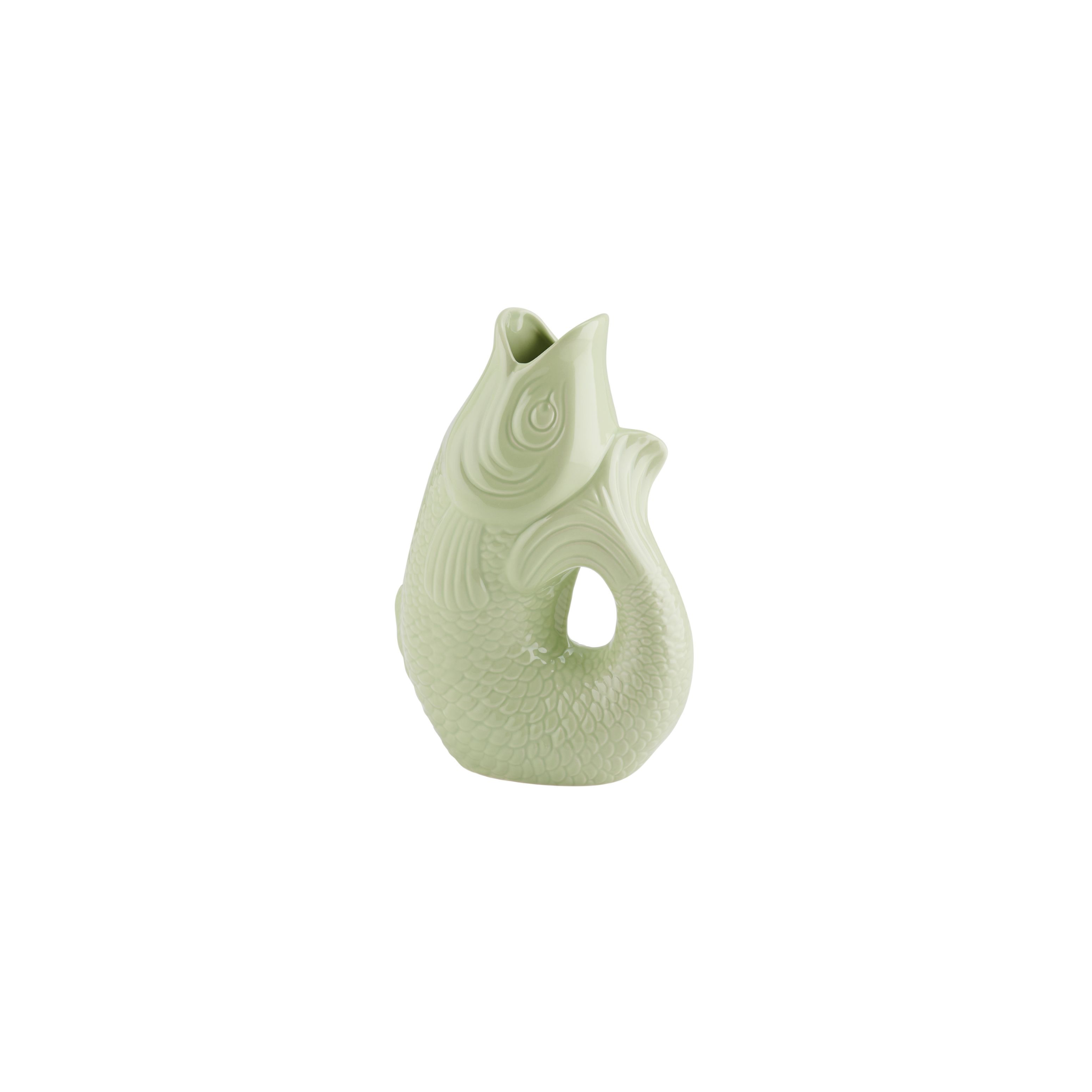 Monsieur Carafon Fischvase seafoam S