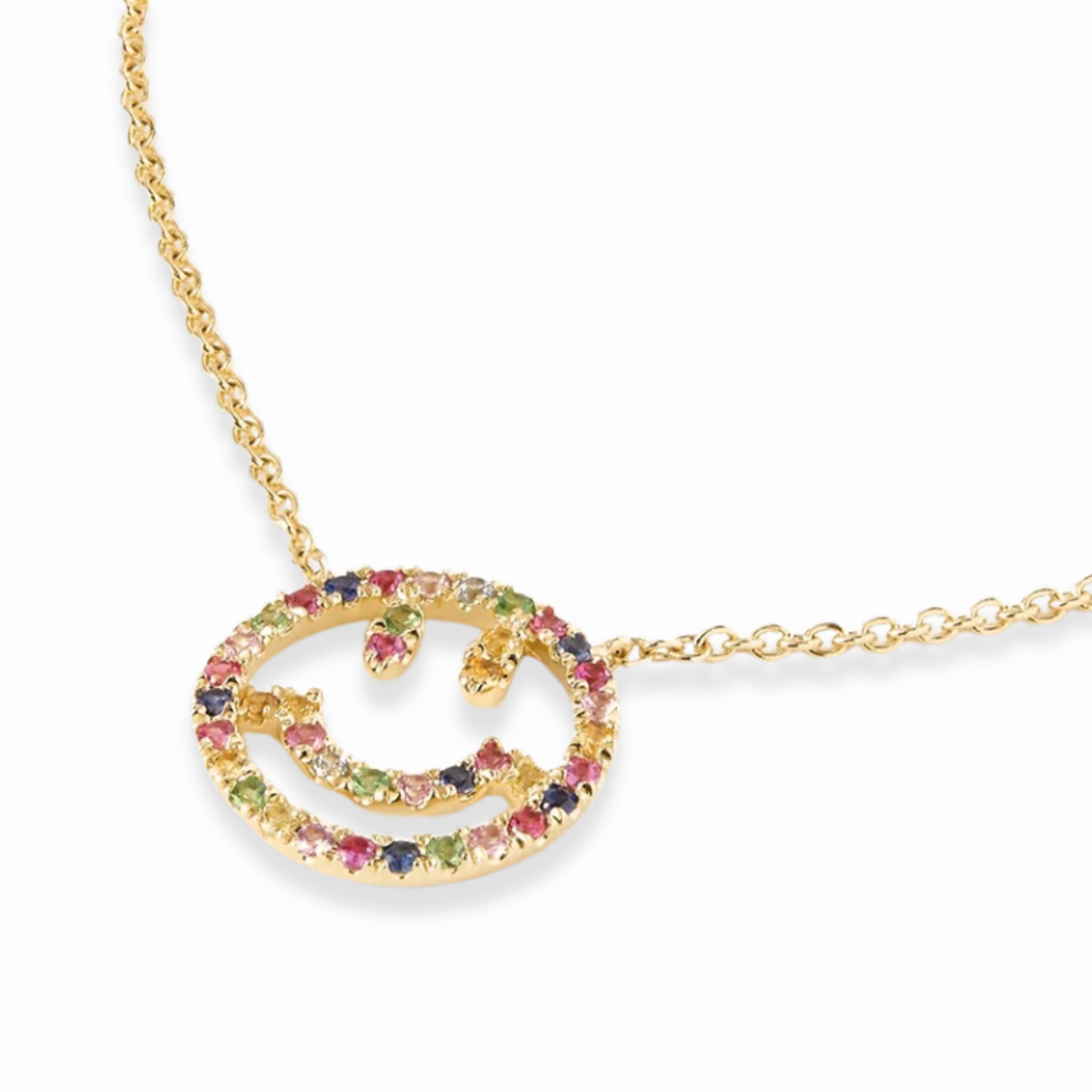 Happy Smile Rainbow Necklace