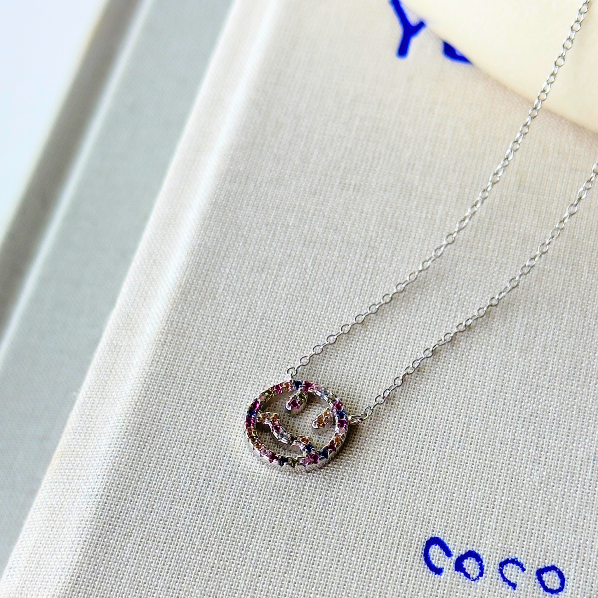 Happy Smile Rainbow Necklace