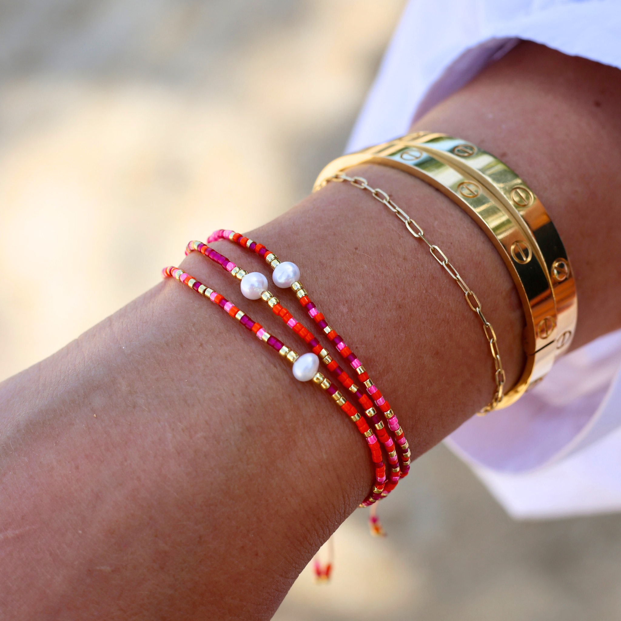 Miyuki Pearls Bracelet