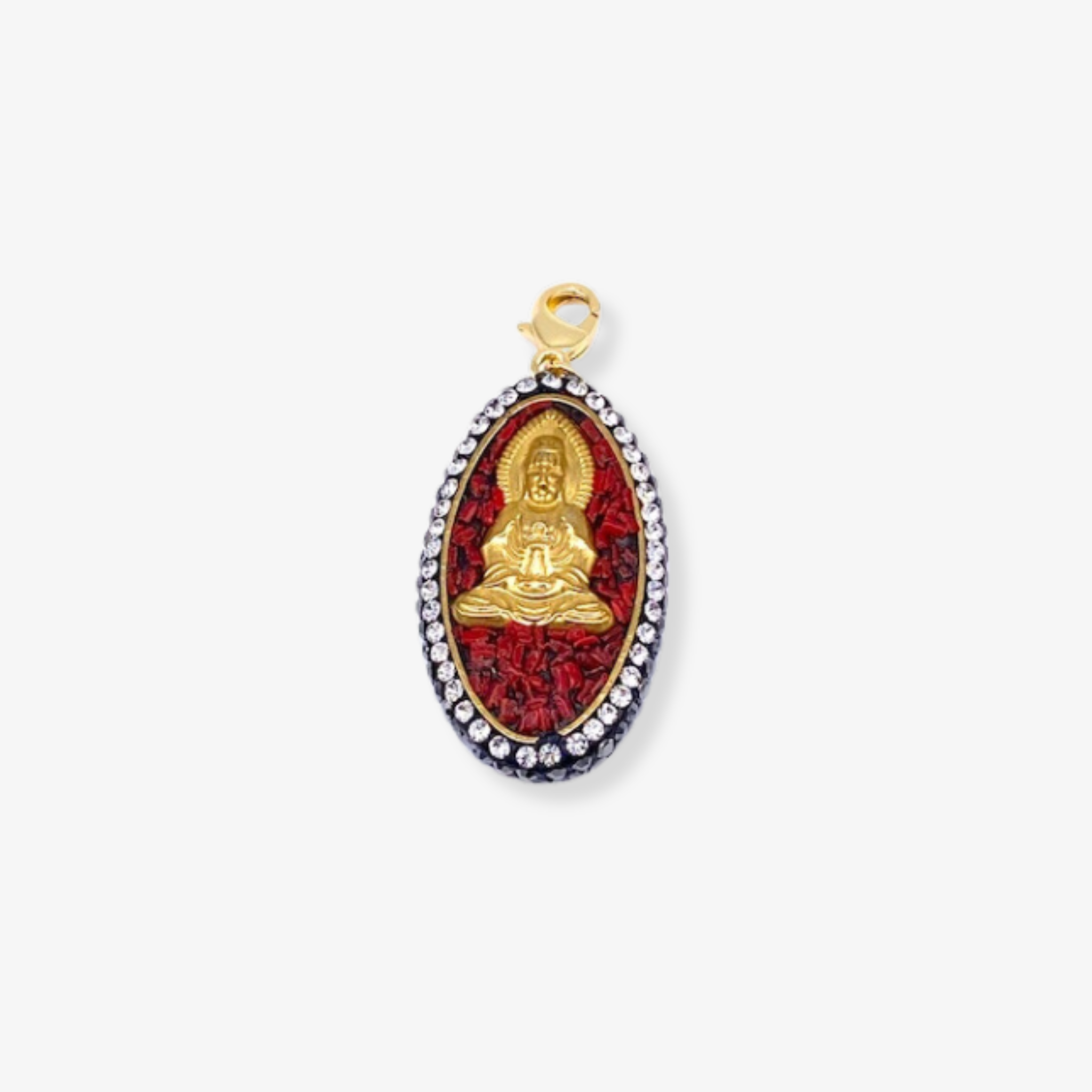 Oval Buddha Charm