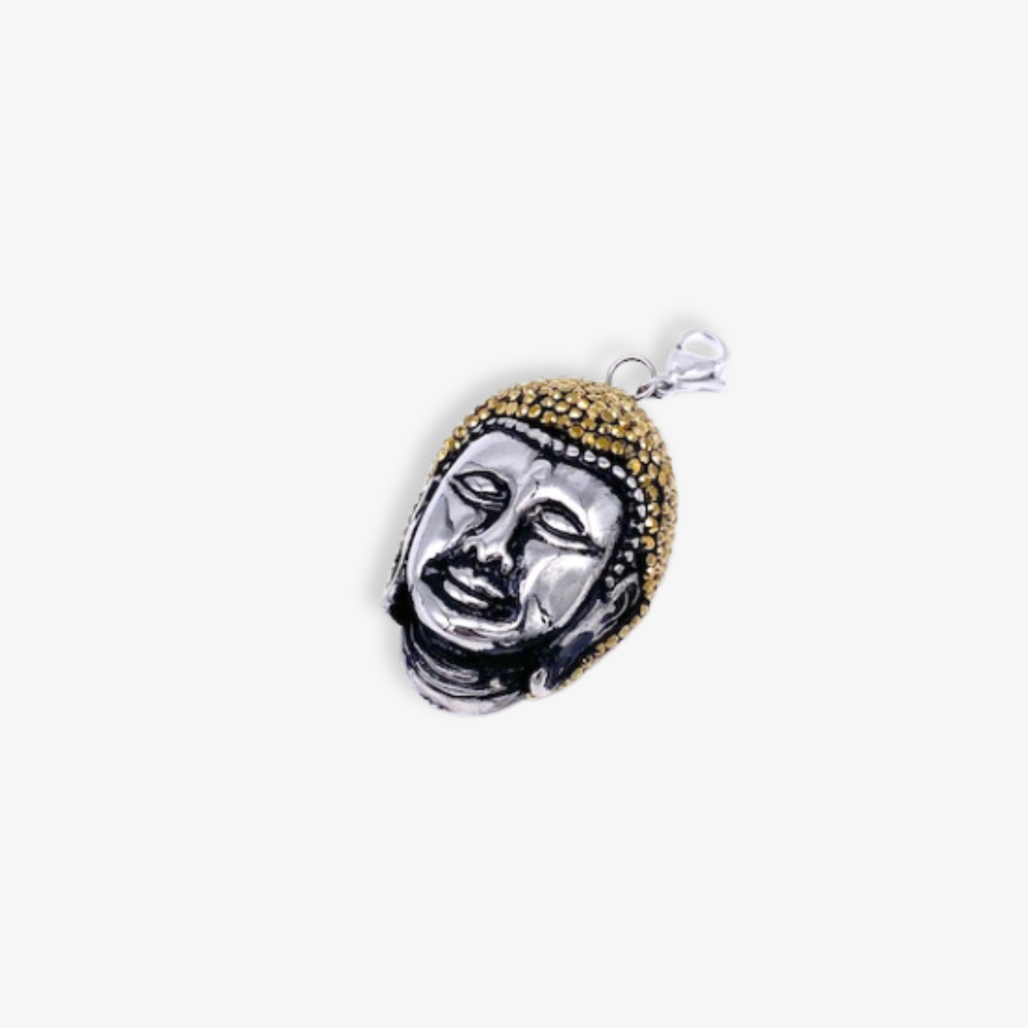 Silver Buddha Charm