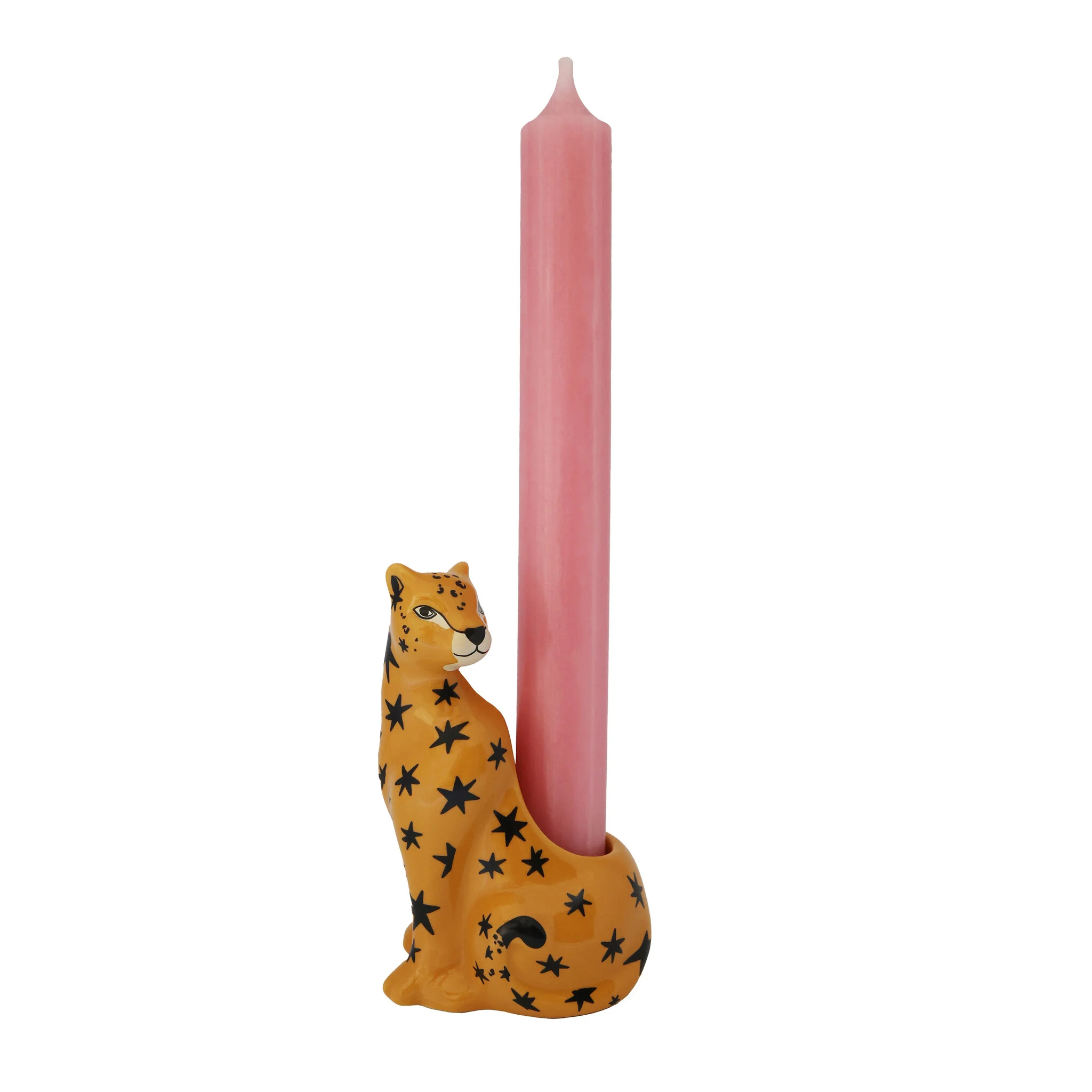 Candleholder Leopard