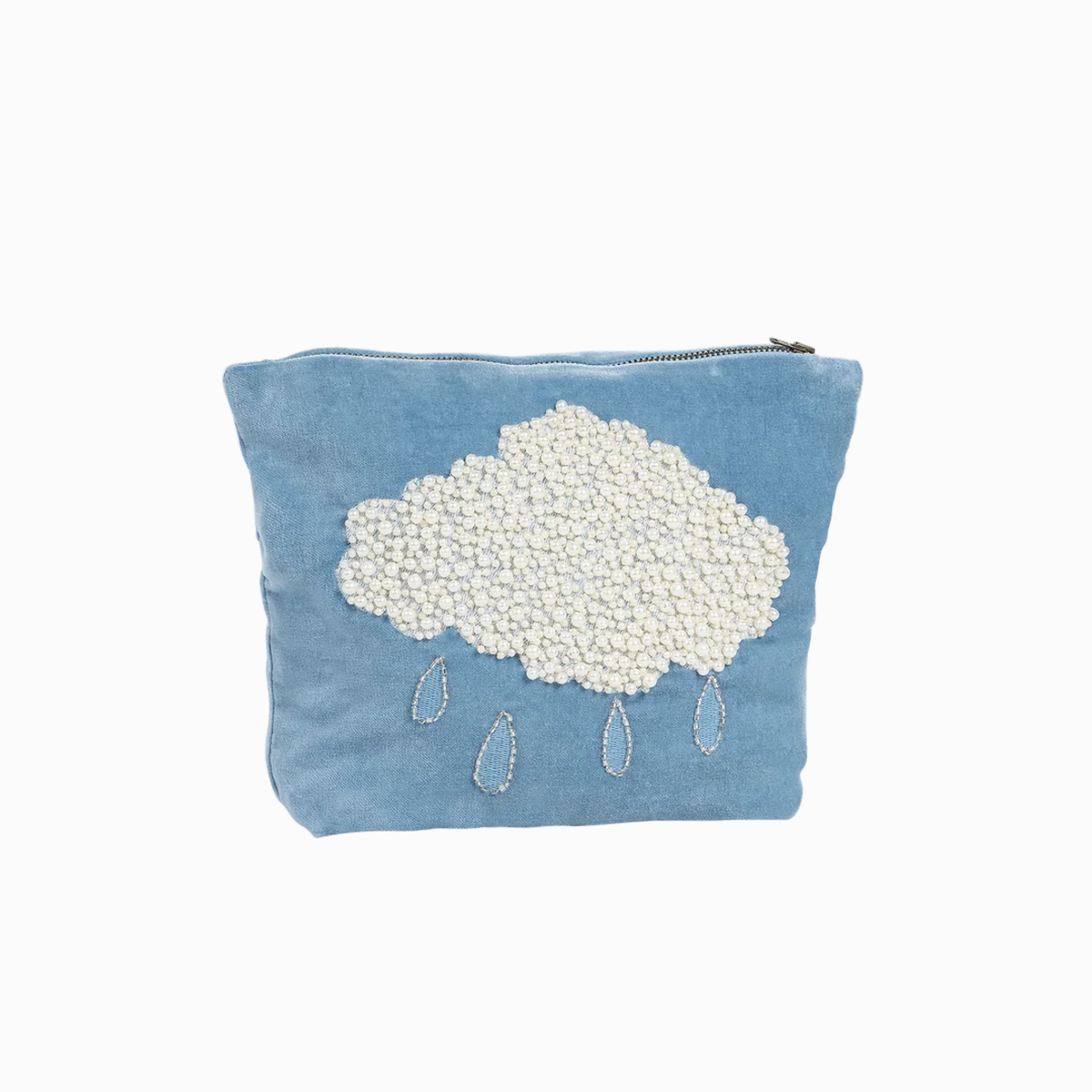 Kosmetiktasche Perlen-Regenwolke