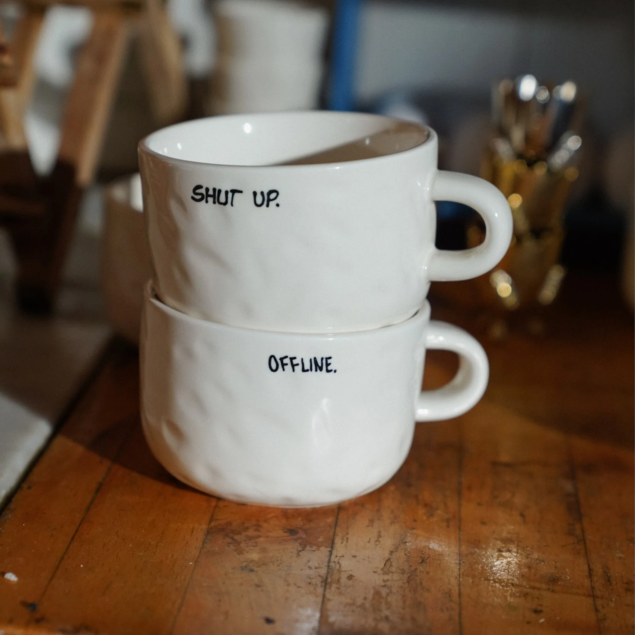 Shut Up Cappuccino Tasse