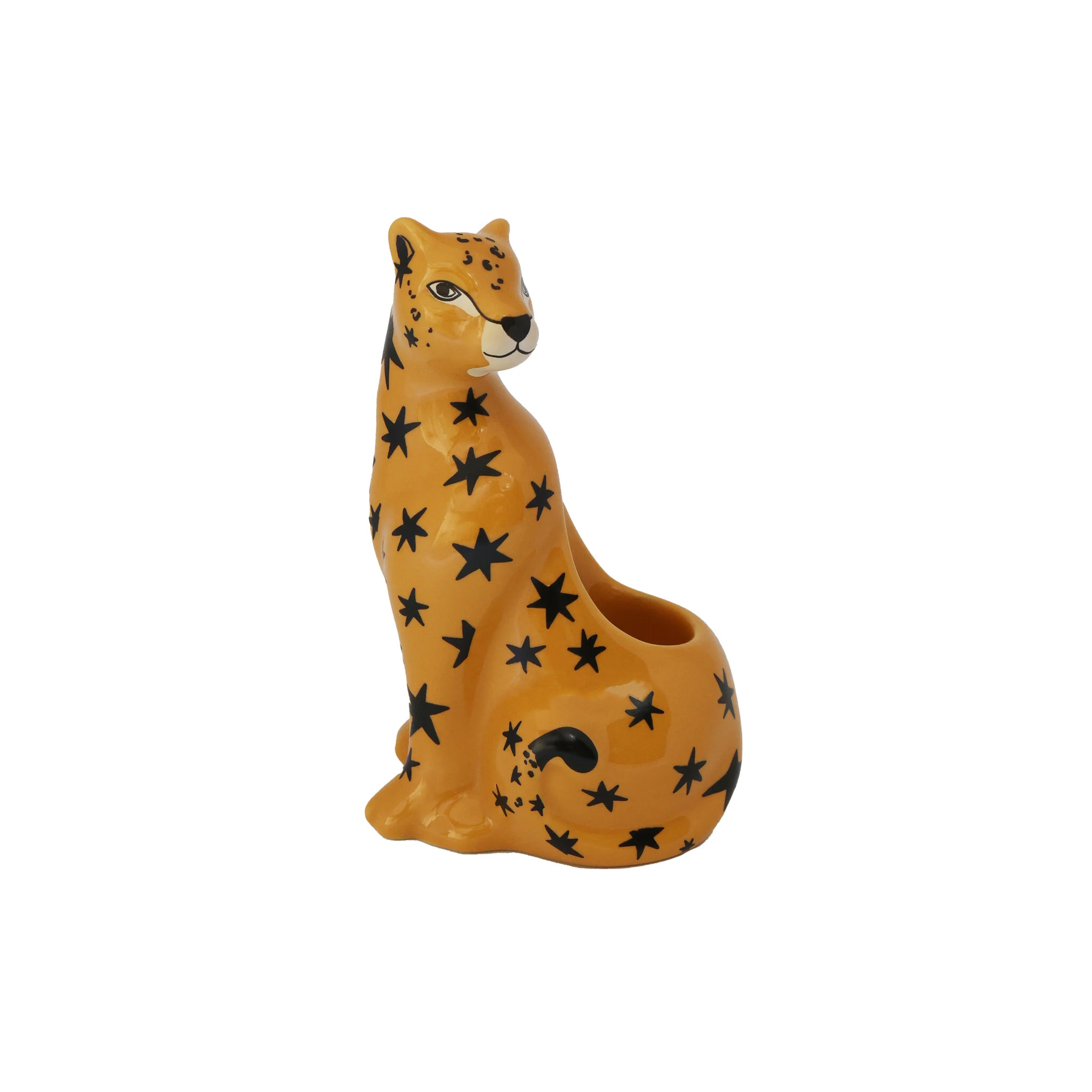 Candleholder Leopard