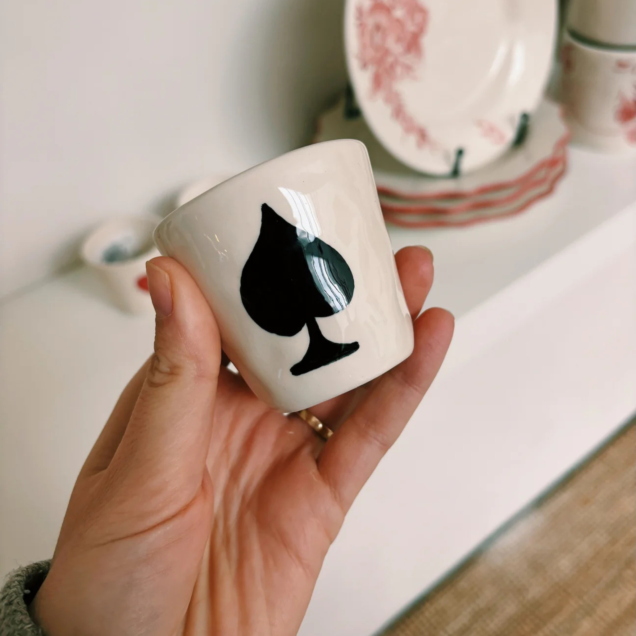 Ace of Spades Espresso Cup