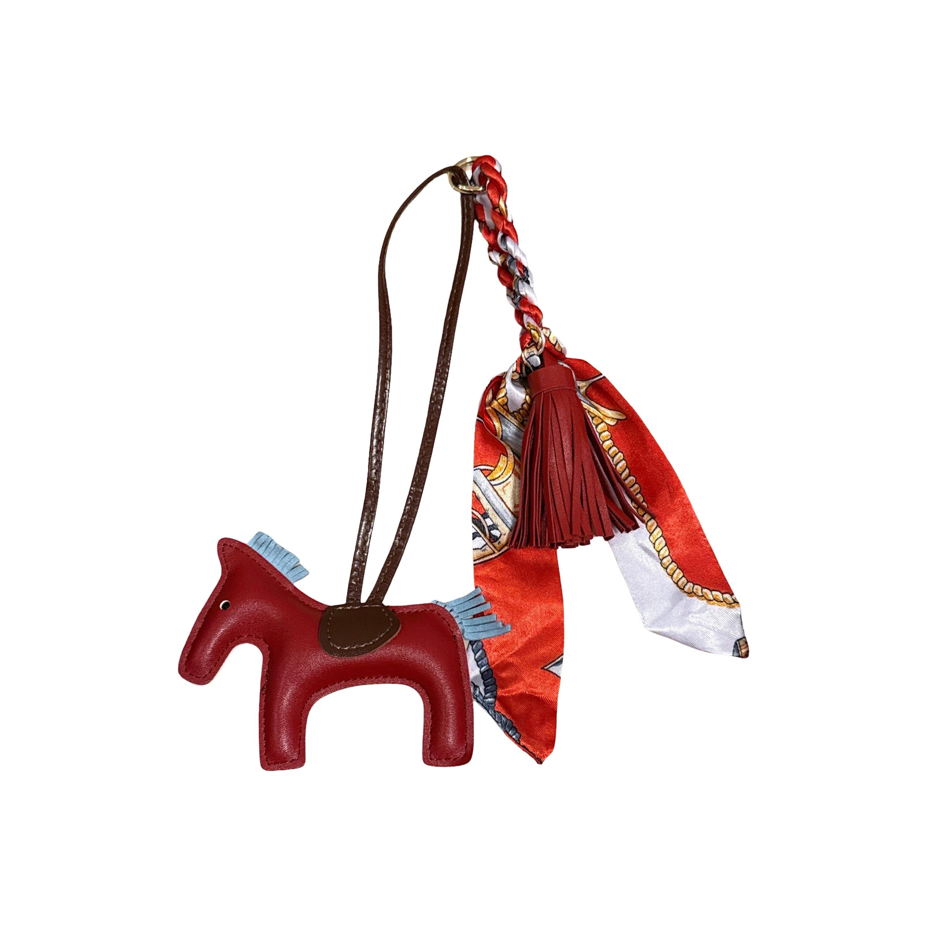 Lucky Loop Taschen- und Schlüsselanhänger Pferd Rot