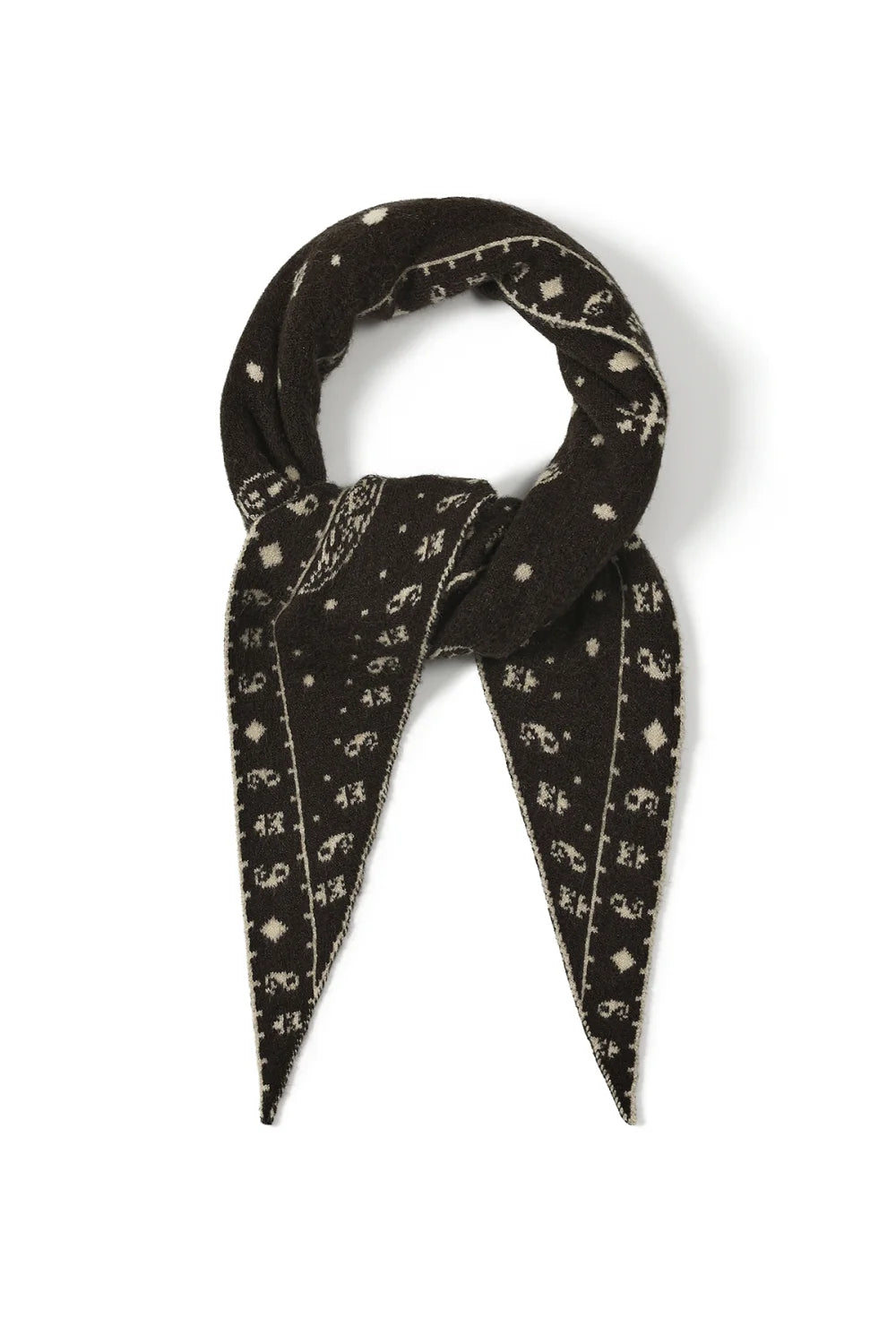 Dreiecksschal mit Paisley-Muster