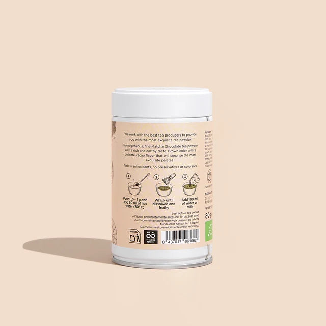 Matcha-Schokolade Grüner Teepulver mit Kakao · 100% Bio