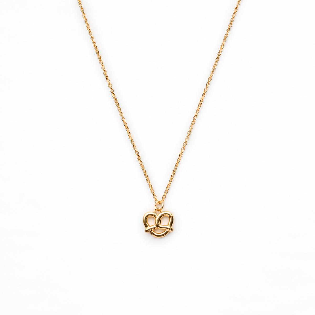 Bavarian Brezel Necklace