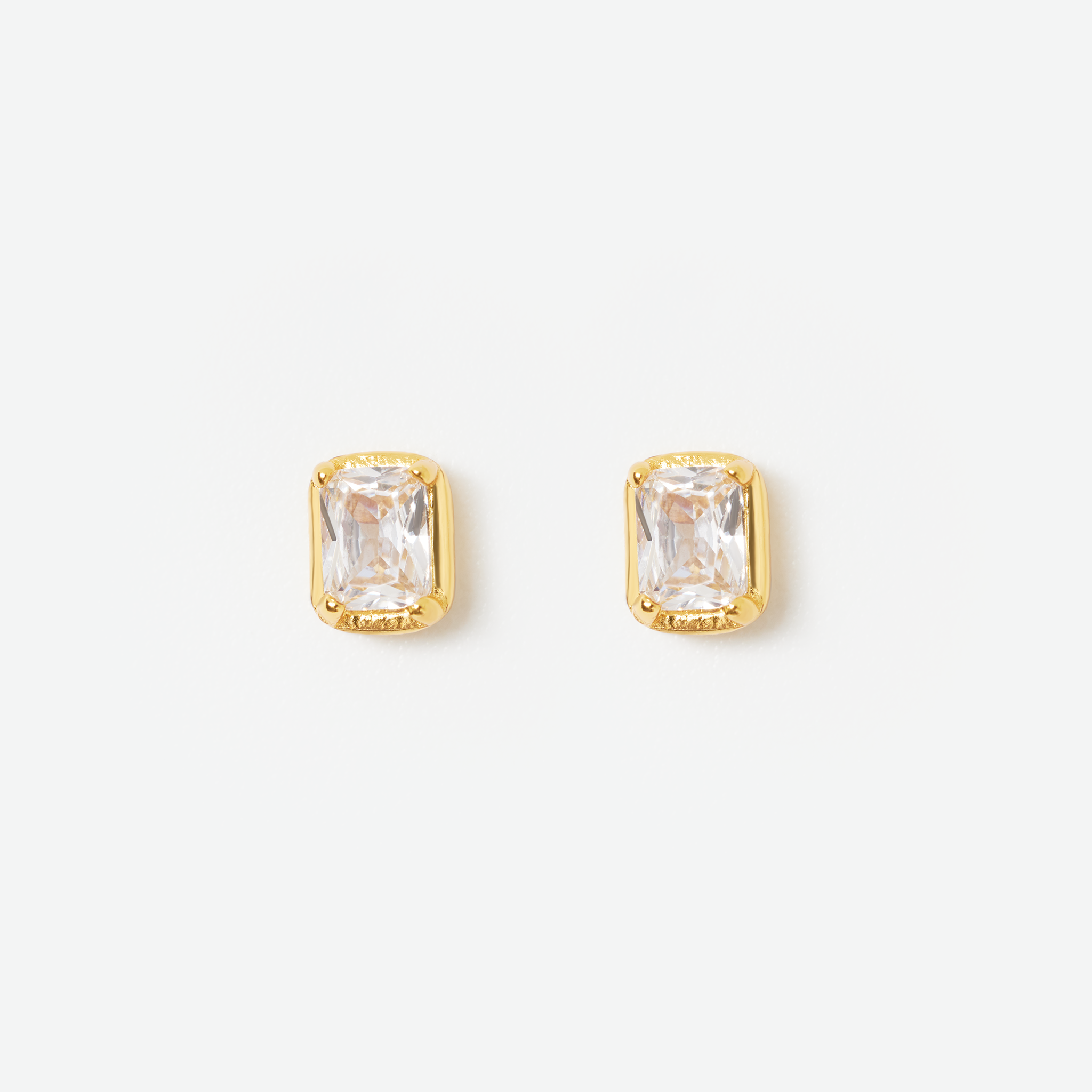 Solitär Baguette Stud