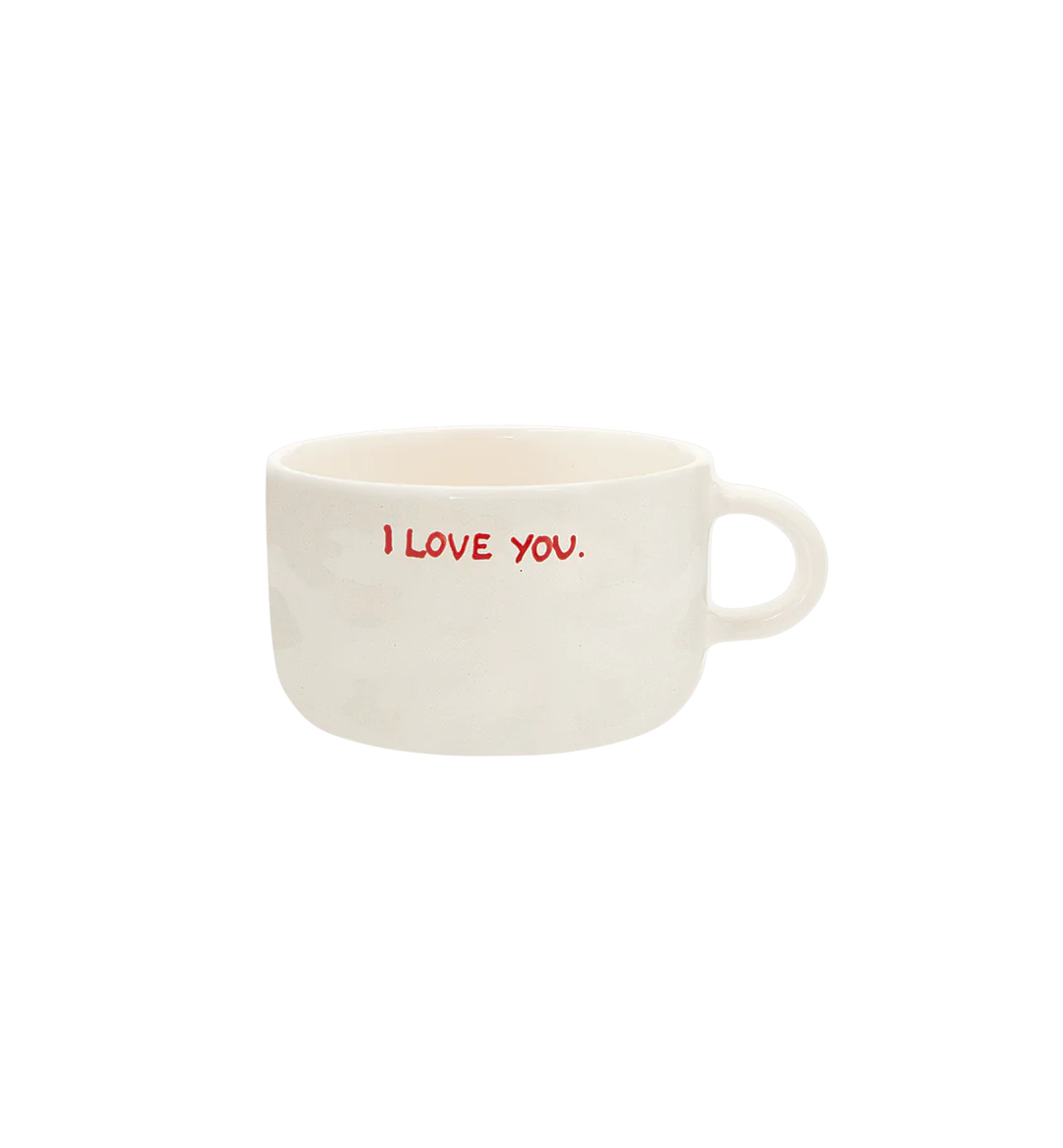 I Love You Cappuccino Tasse