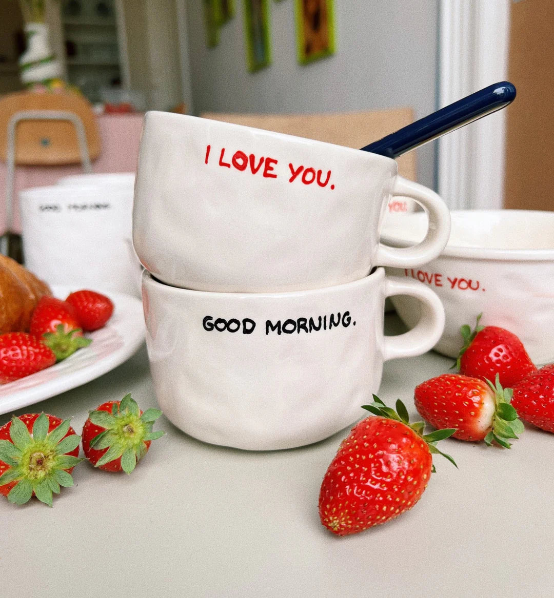 I Love You Cappuccino Tasse