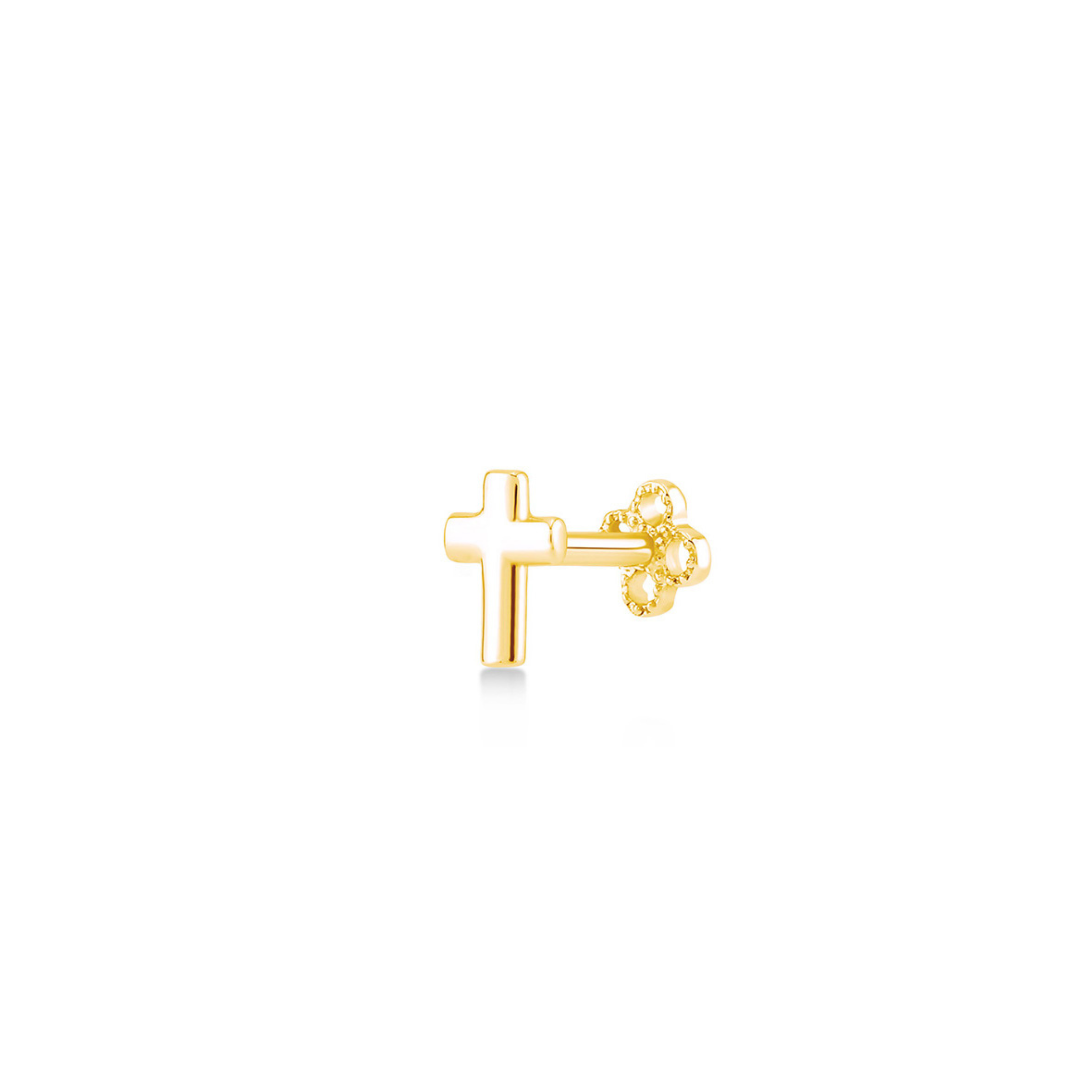Plain Cross Mini Piercing