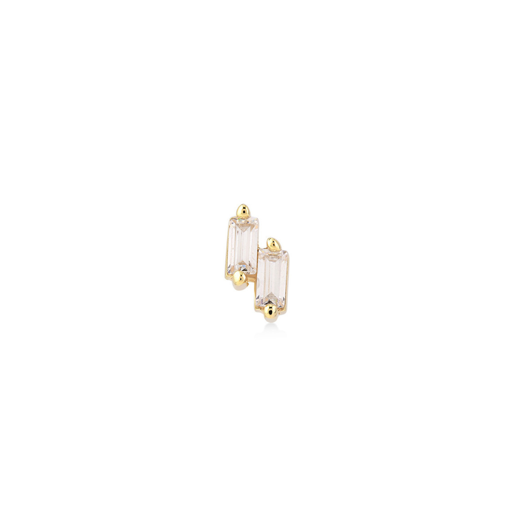 Double Baguette Piercing