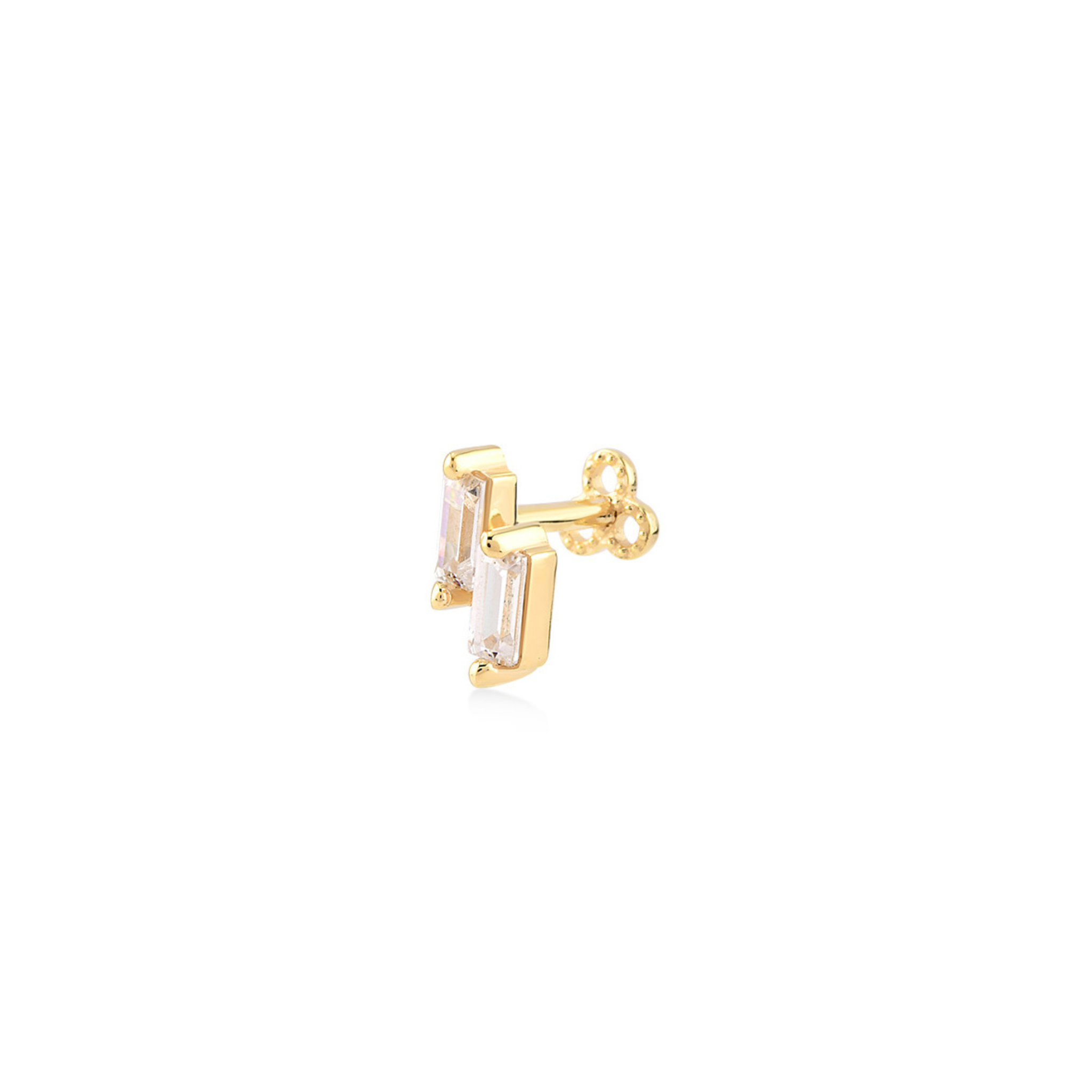 Double Baguette Piercing