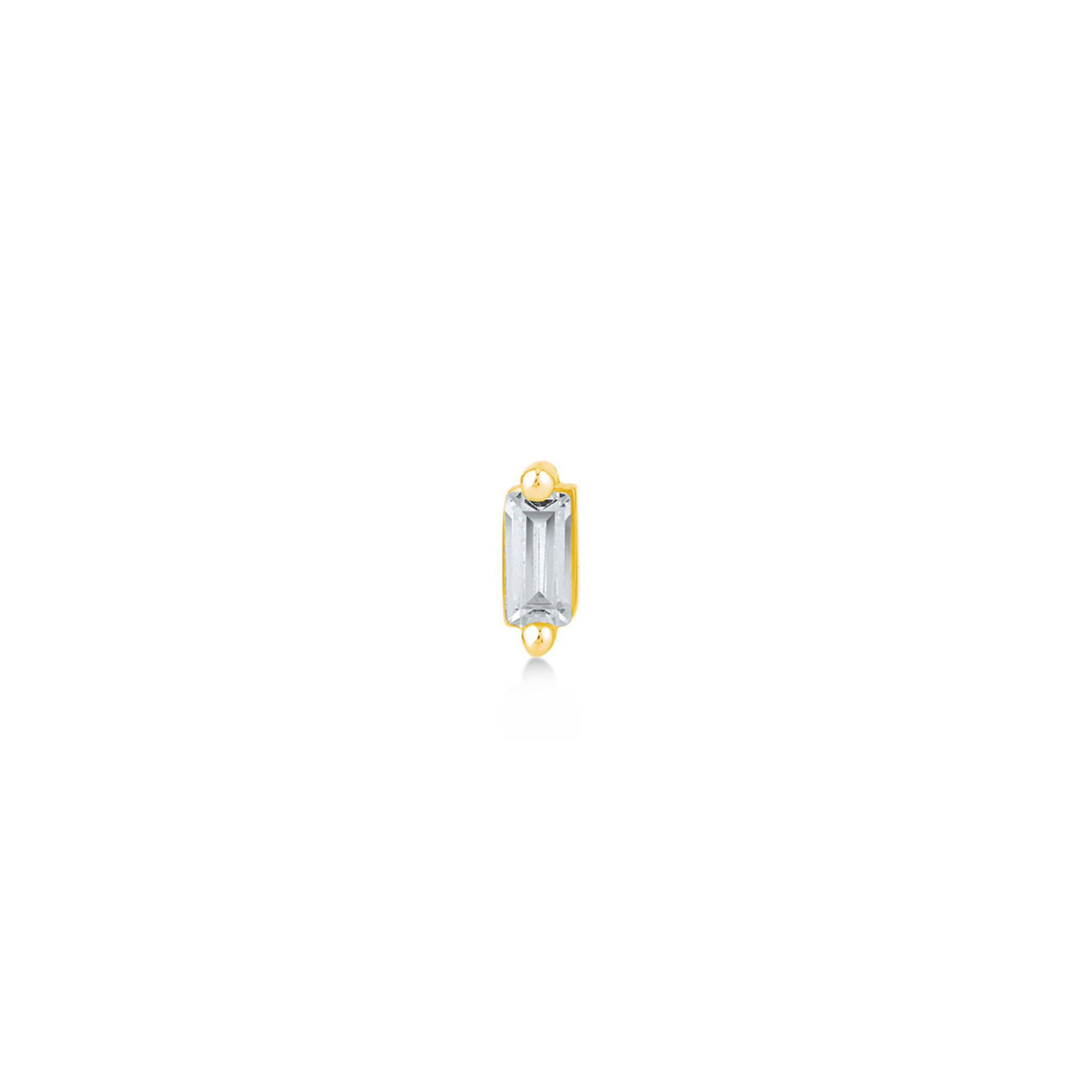 Single Baguette Piercing